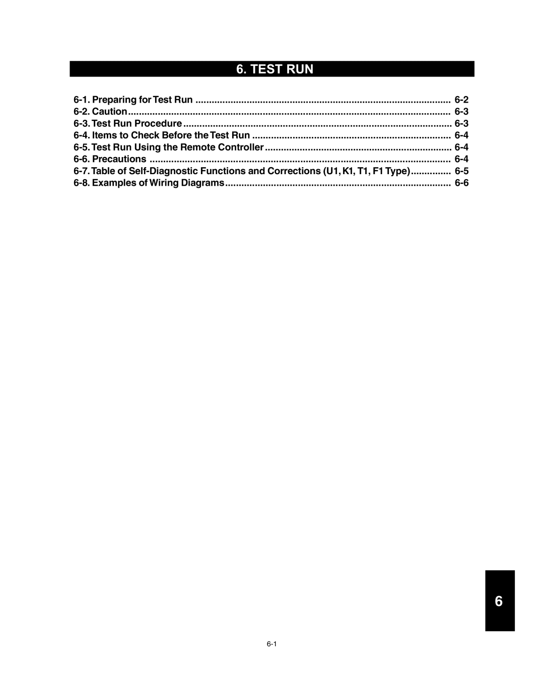 Panasonic R410A service manual Test RUN 