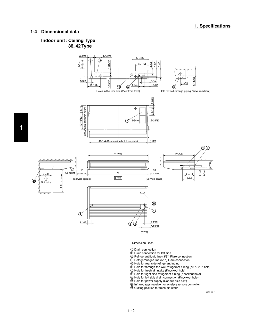 Panasonic R410A service manual 31/32 12-7/32 