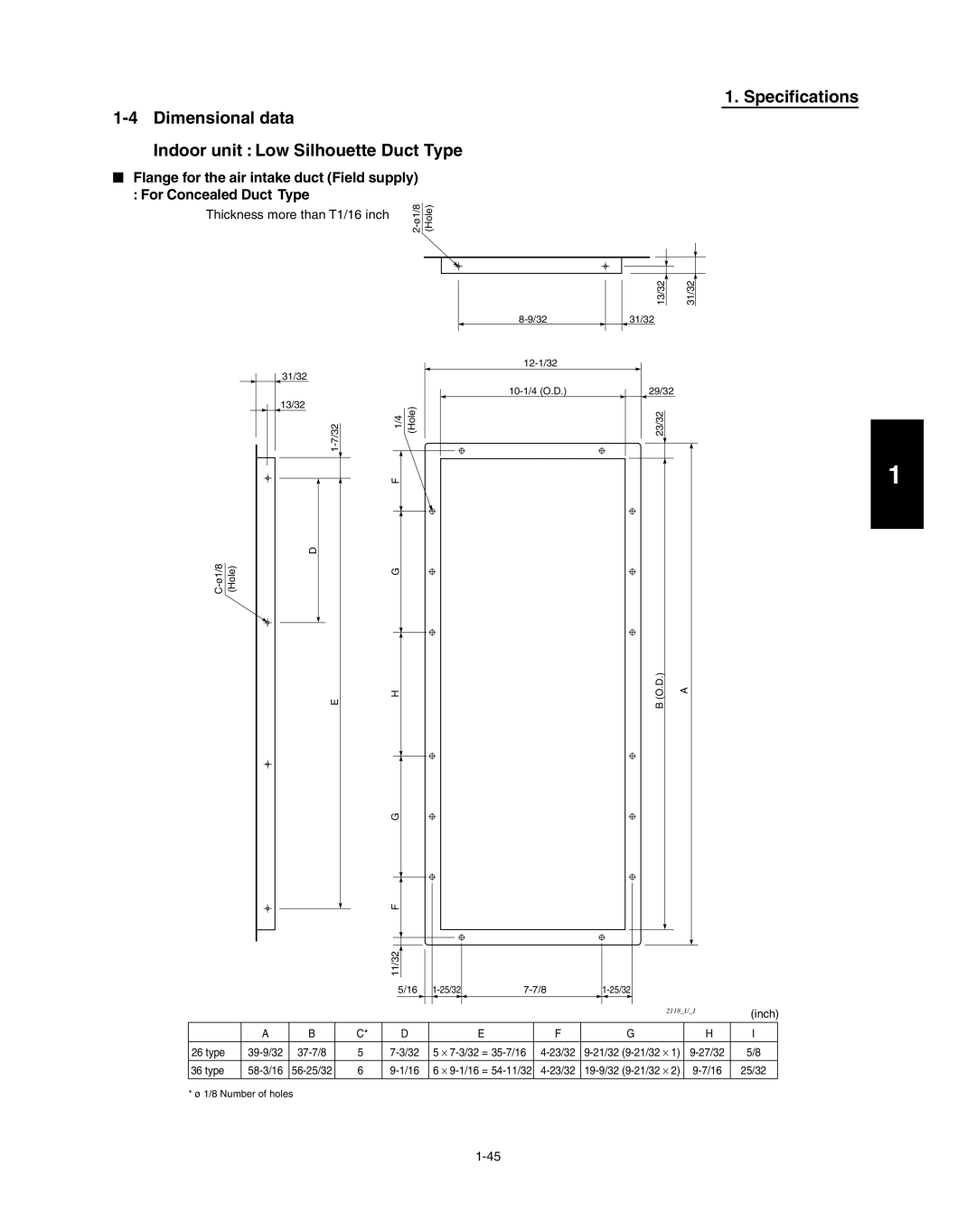 Panasonic R410A service manual Thickness more than T1/16 inch 