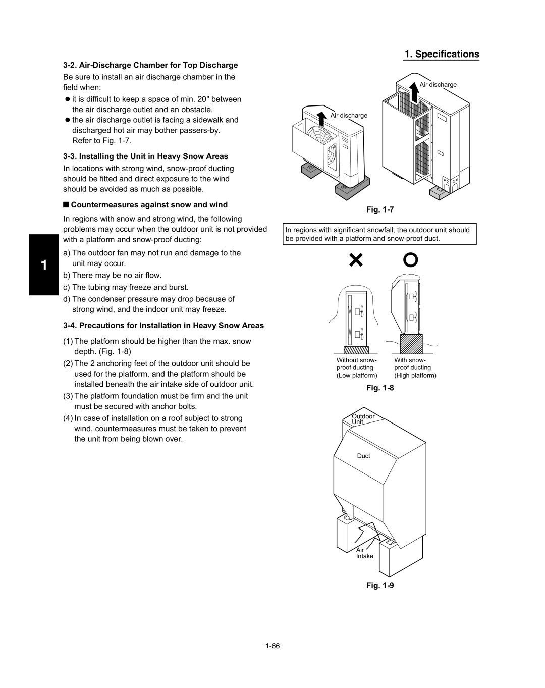 Panasonic R410A service manual Air-Discharge Chamber for Top Discharge 