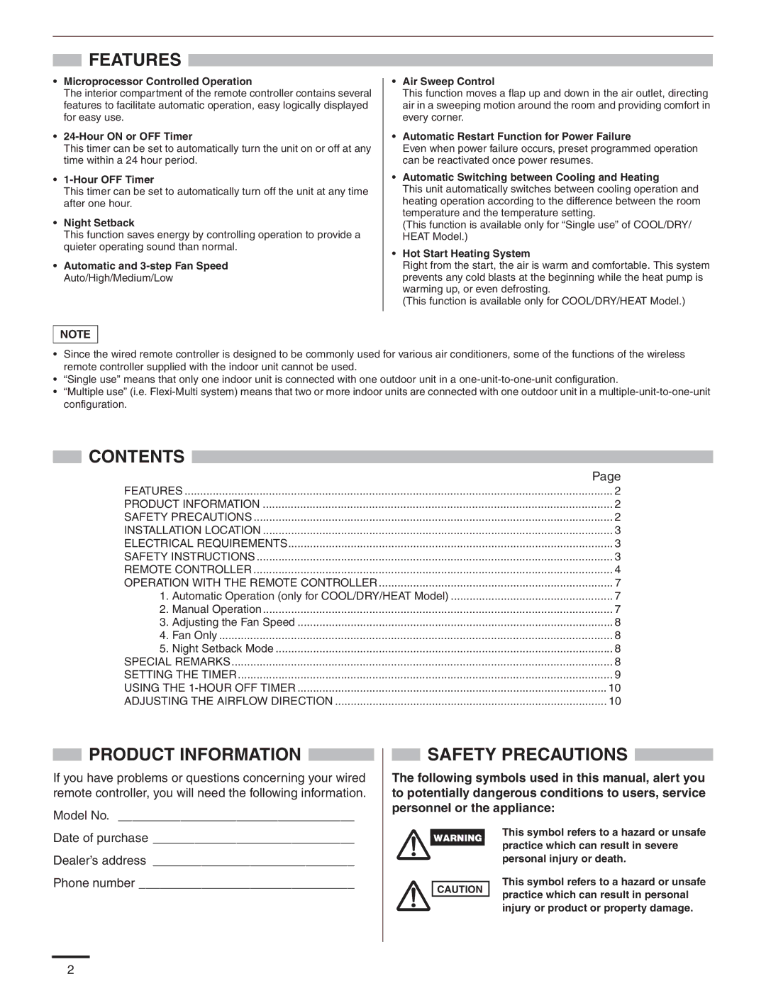 Panasonic R410A service manual Automatic Switching between Cooling and Heating 