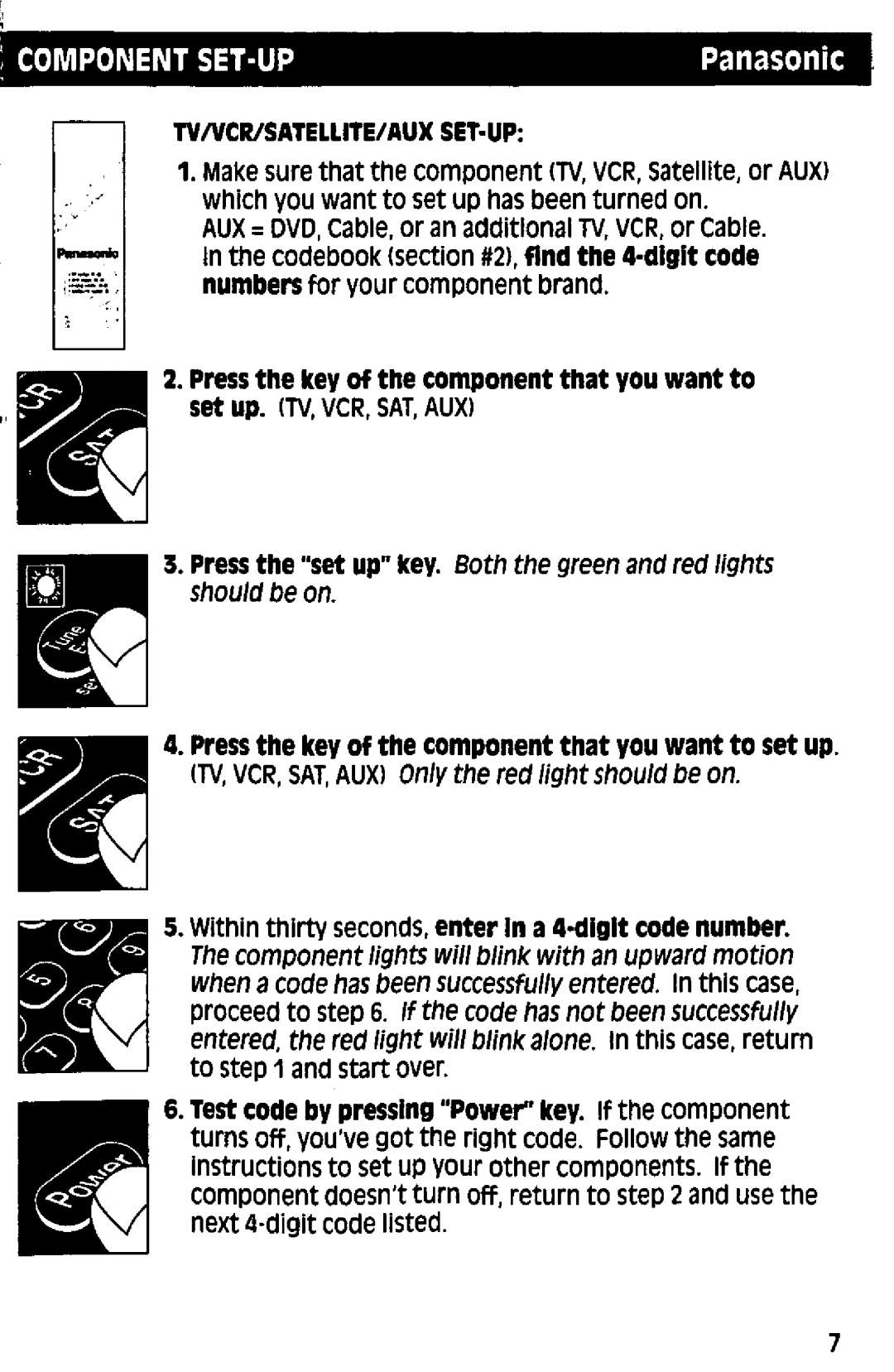 Panasonic RAK-P001 manual 