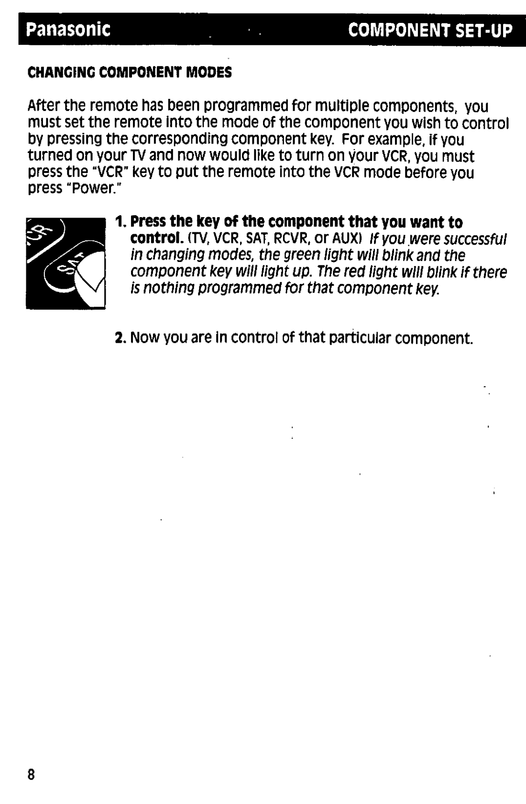 Panasonic RAK-P001 manual 