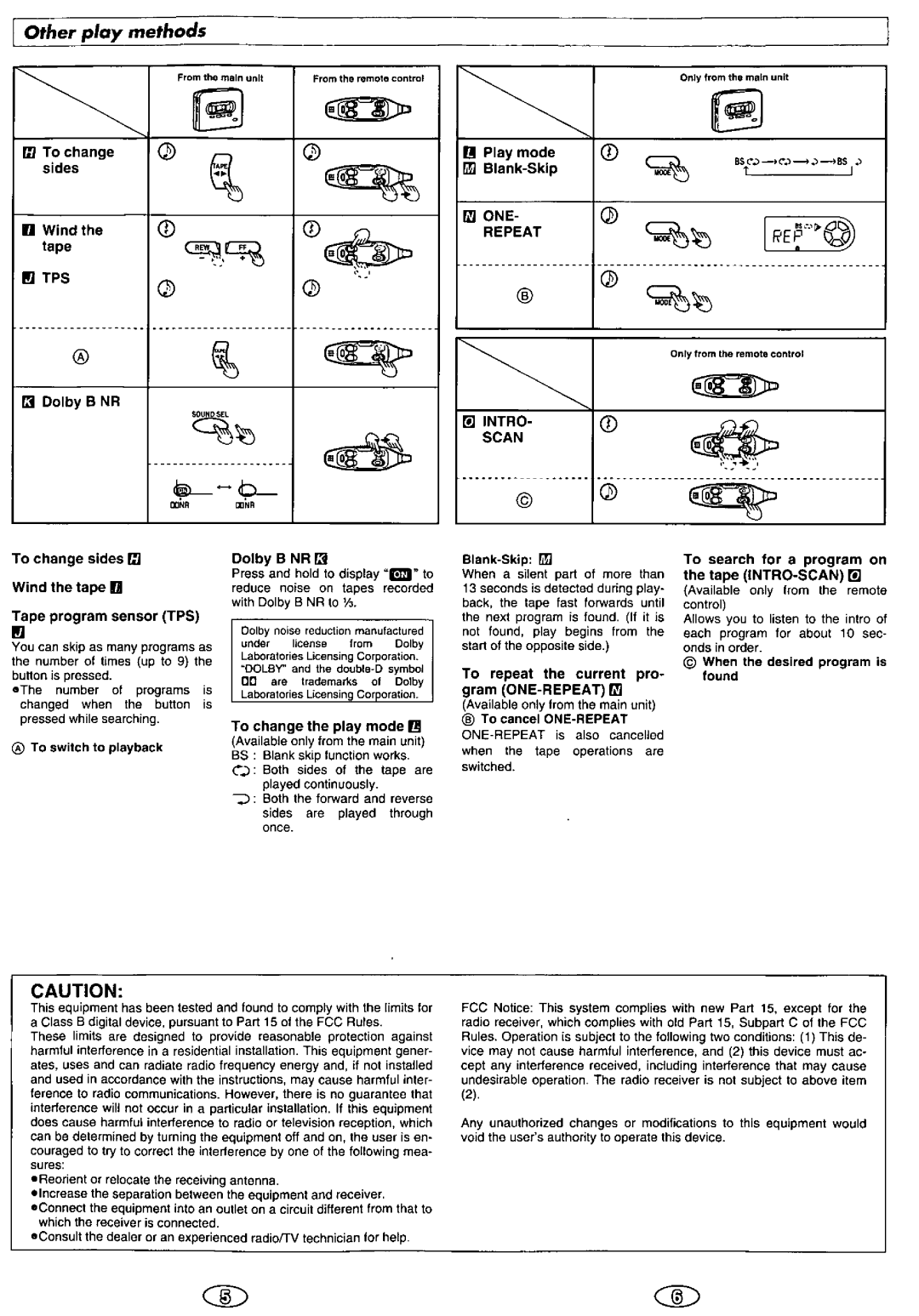Panasonic RQ-SX50V manual 