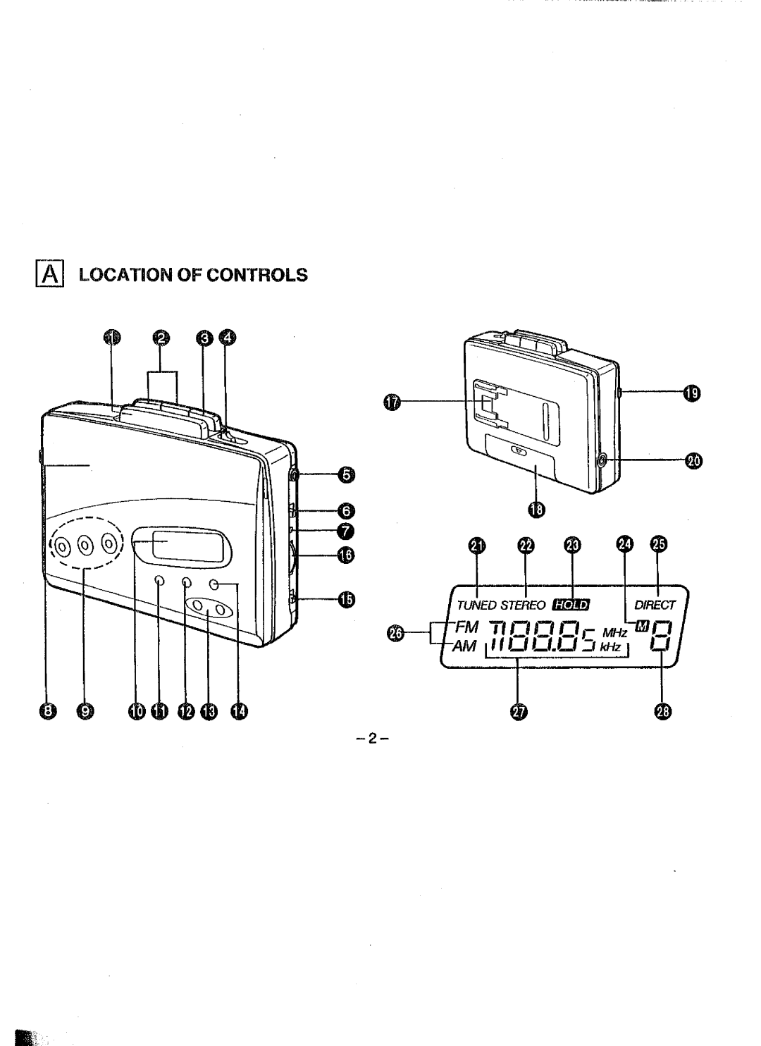 Panasonic RQ-V180 manual 