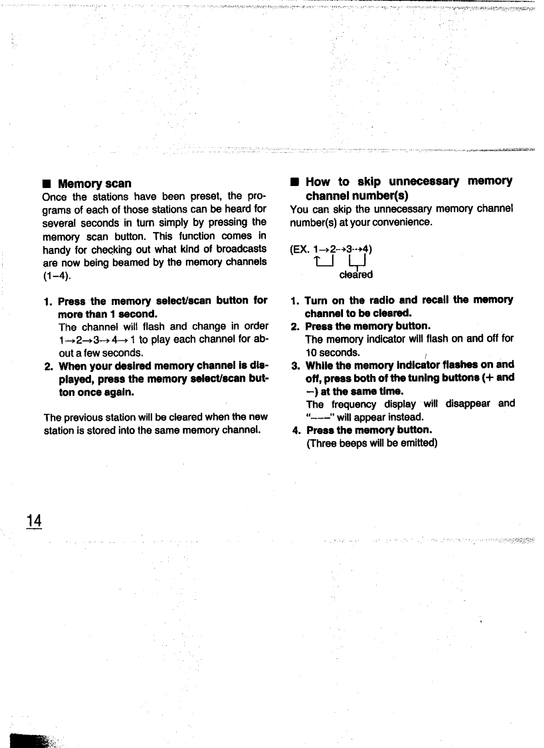 Panasonic RQ-V190, RQ-V200 manual 