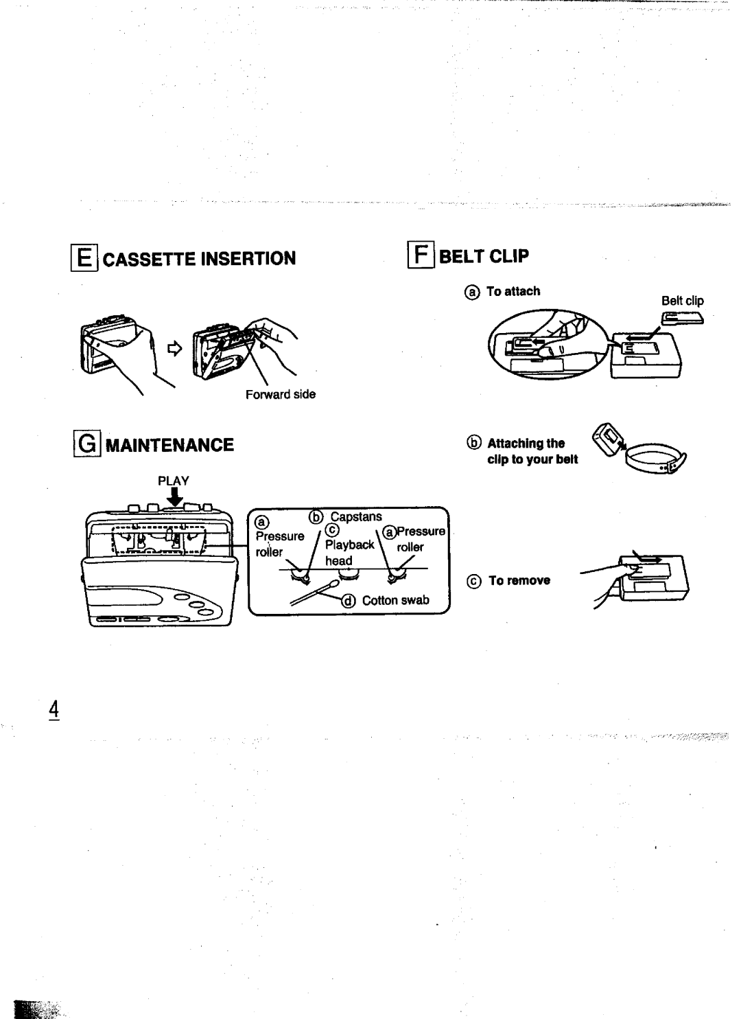 Panasonic RQ-V190, RQ-V200 manual 