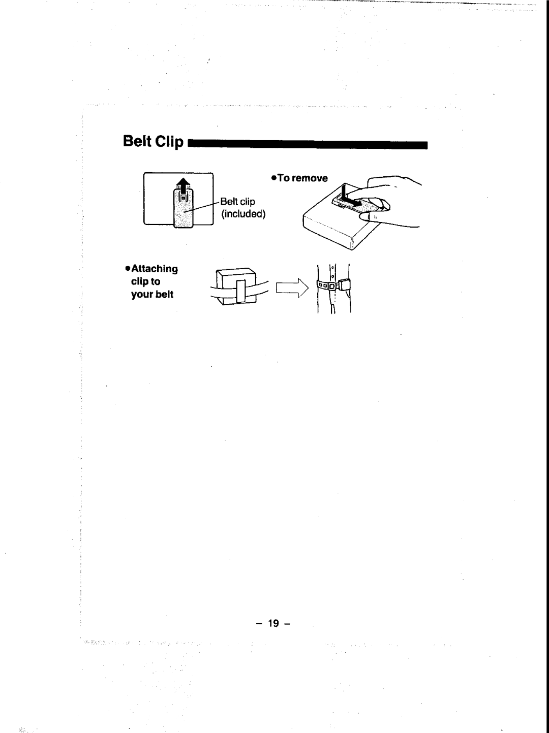 Panasonic RQ-V520, RQ-V460 manual 