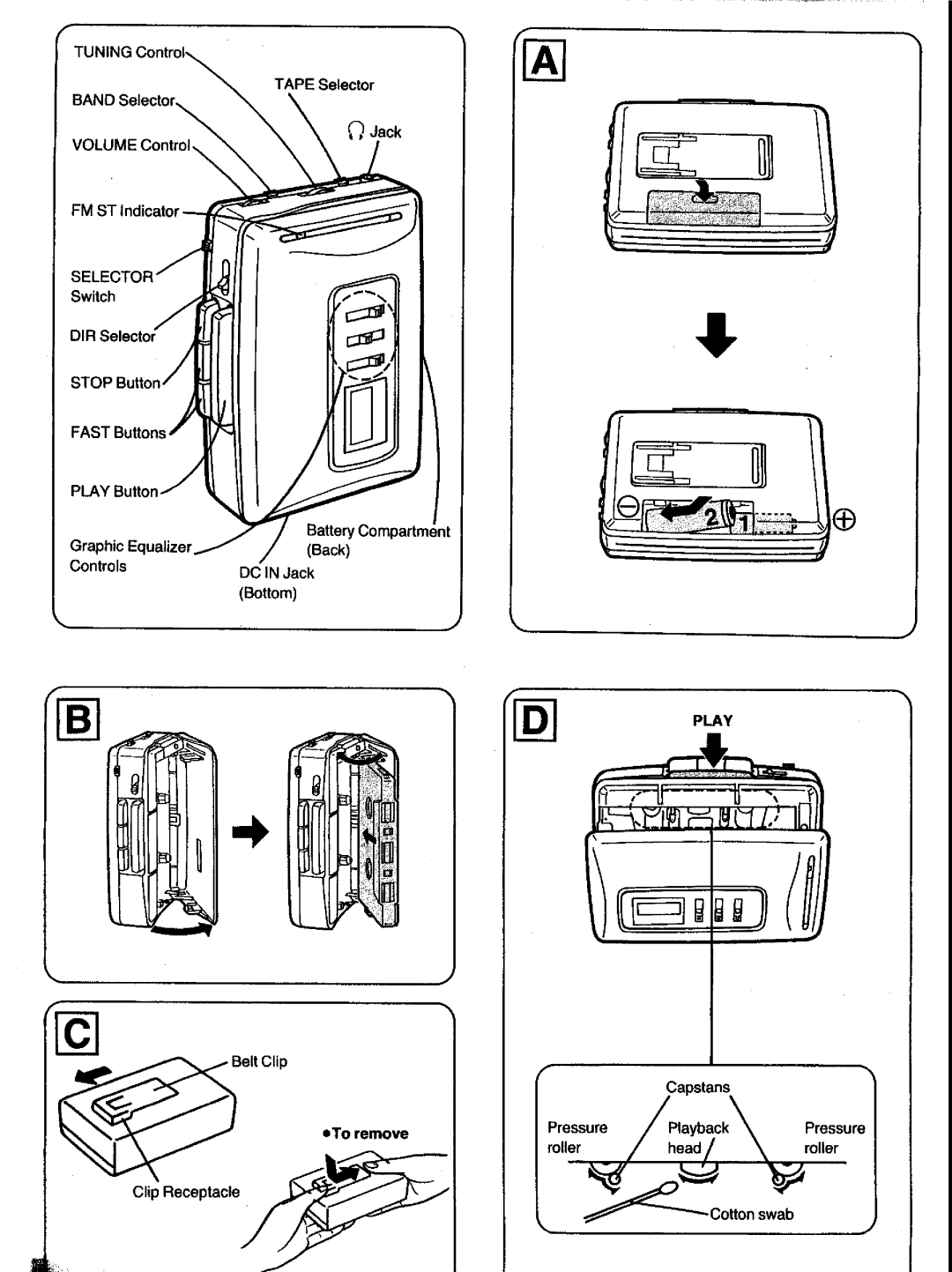 Panasonic RQV152 manual 