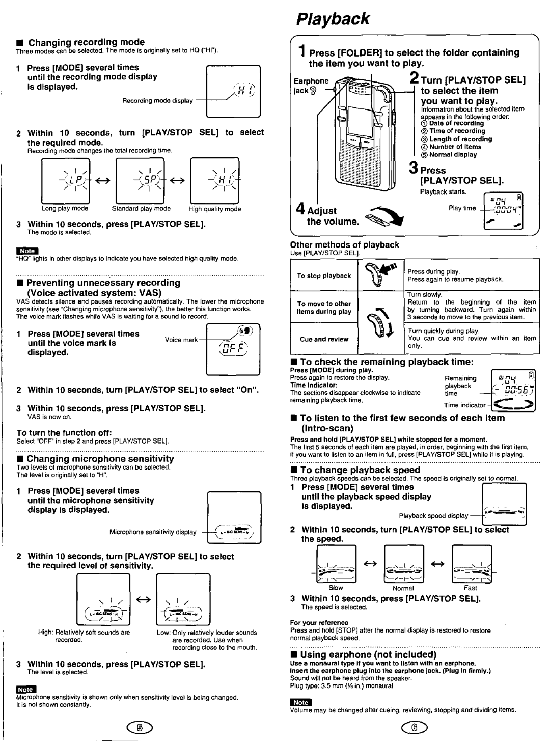 Panasonic RRQR80, RRQR240 manual 