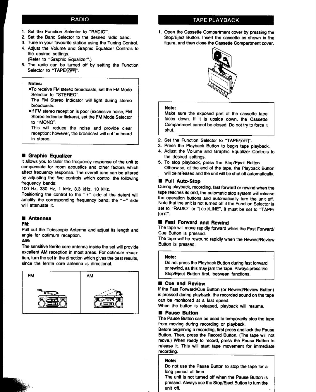 Panasonic RX-CS710 manual 