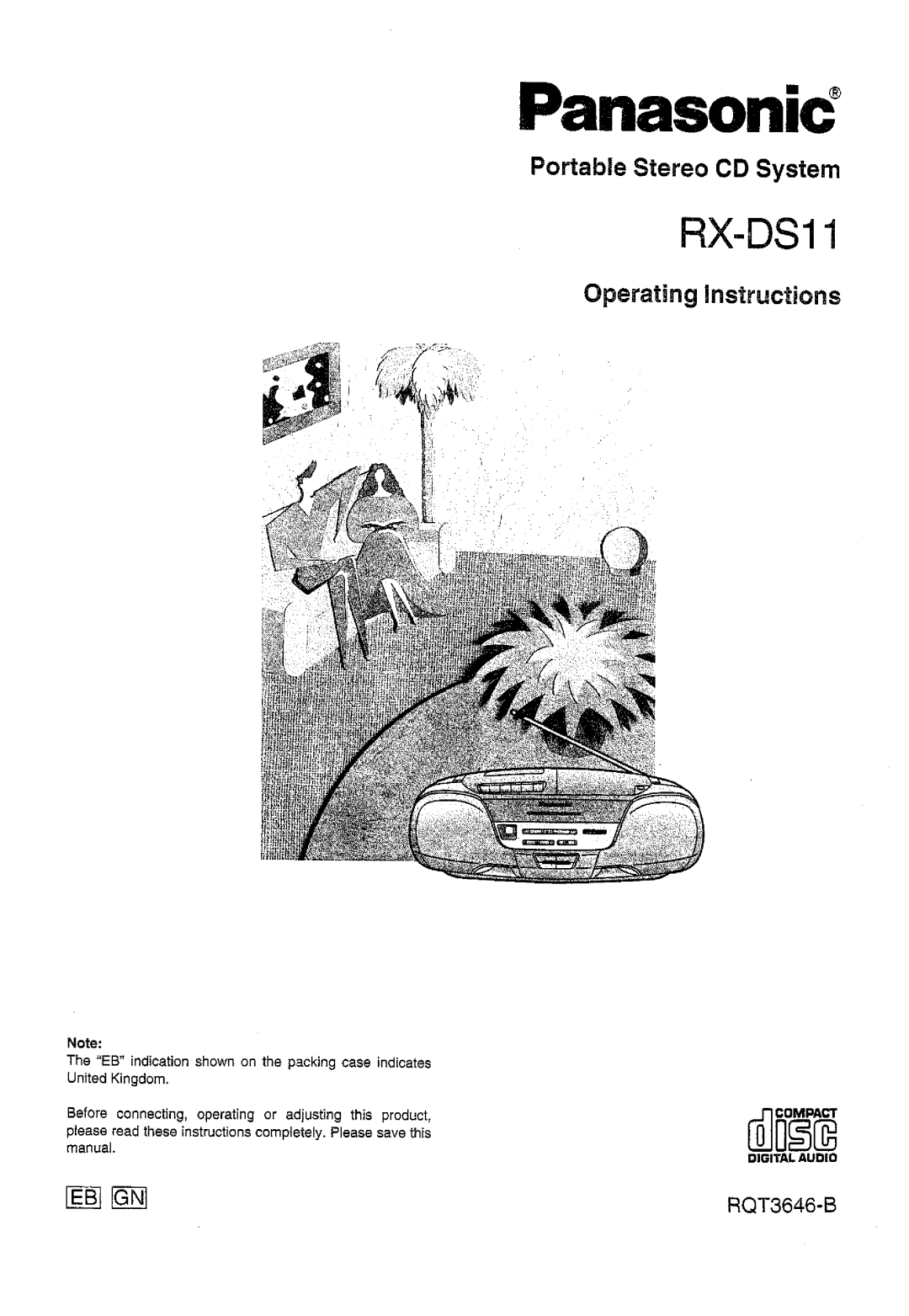 Panasonic RX-DS11 manual 