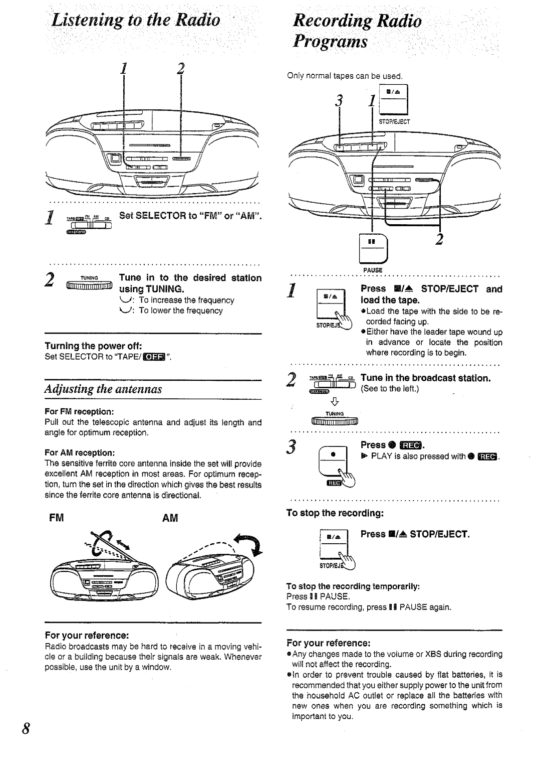 Panasonic RX-DS11 manual 