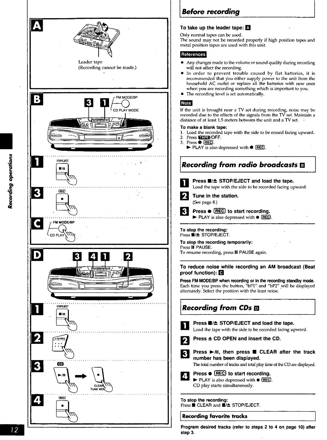 Panasonic RX-DS16 manual 