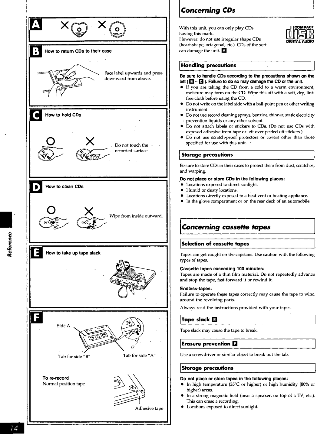 Panasonic RX-DS16 manual 