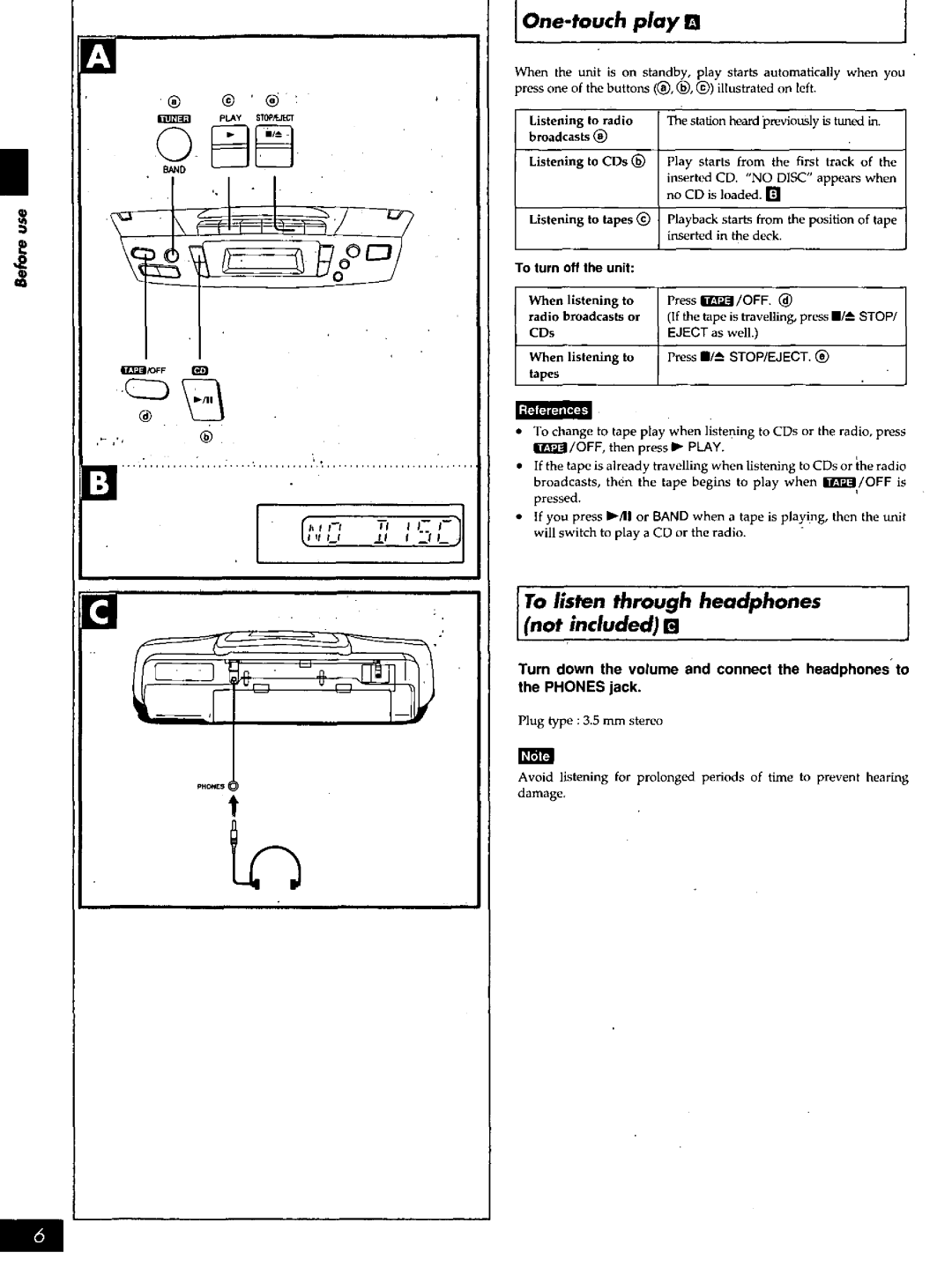 Panasonic RX-DS16 manual 