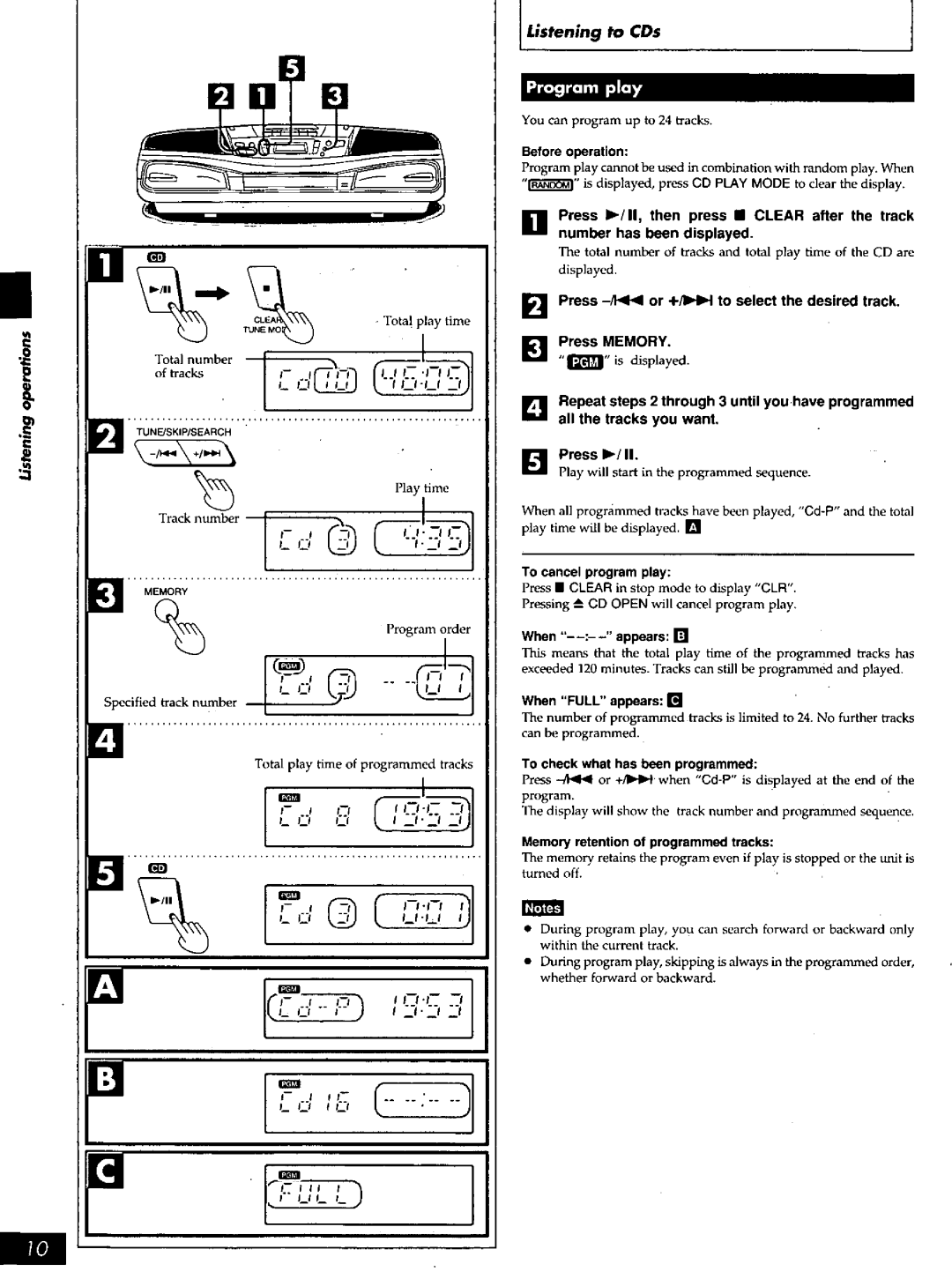 Panasonic RX-DS16 manual 