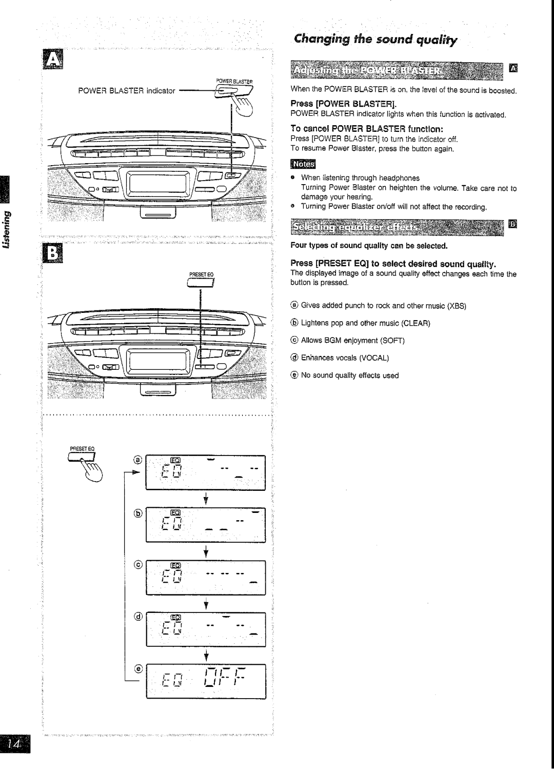 Panasonic RX-DT39 manual 