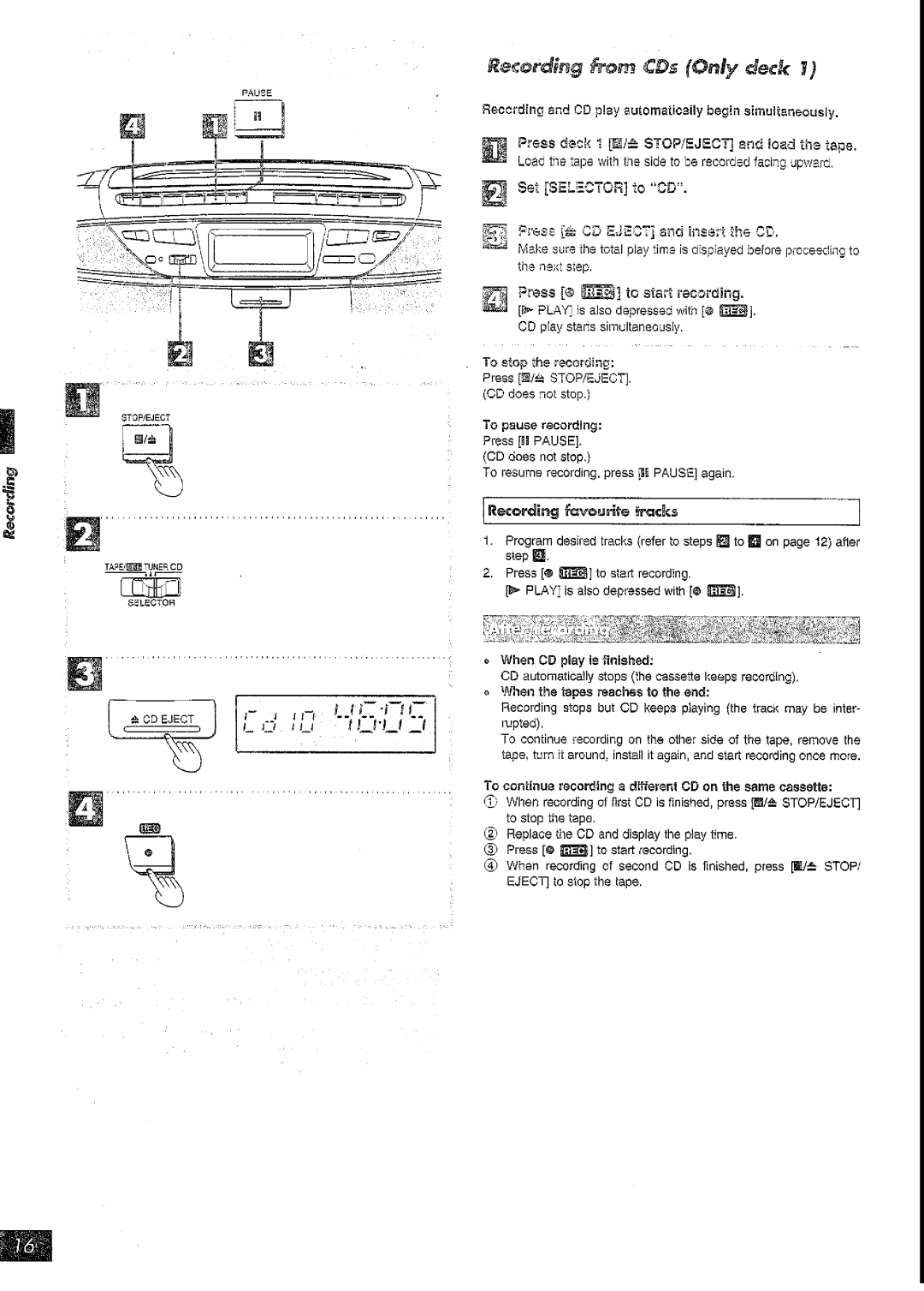 Panasonic RX-DT39 manual 