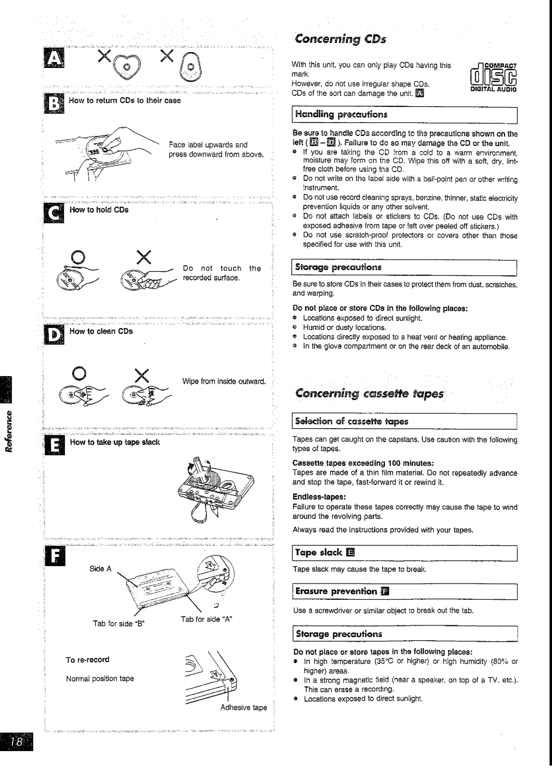 Panasonic RX-DT39 manual 