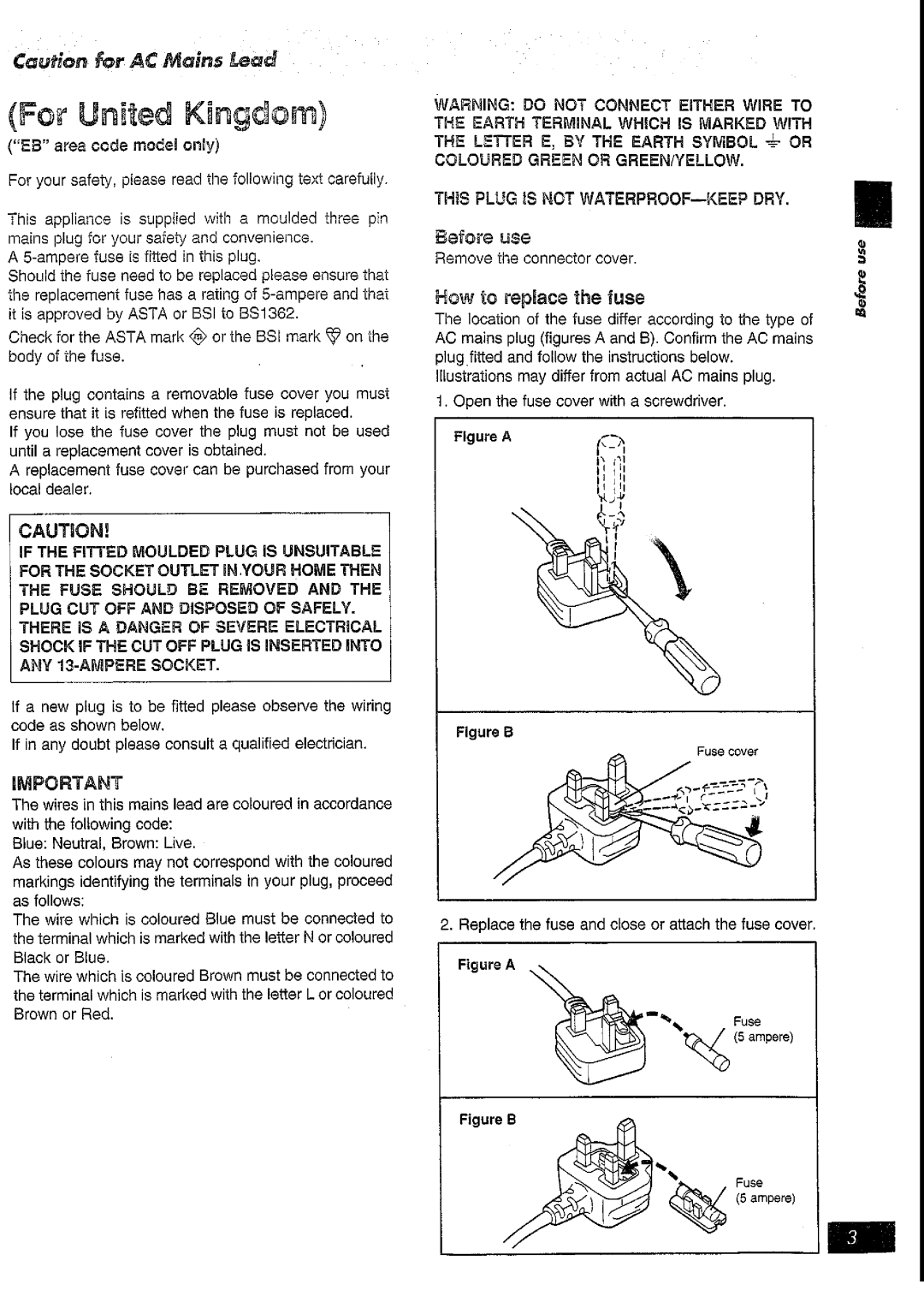 Panasonic RX-DT39 manual 