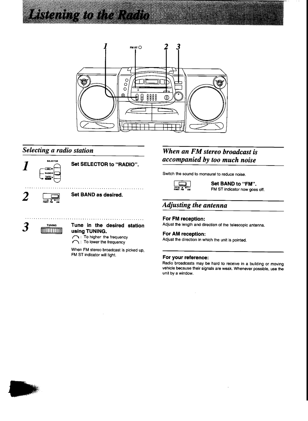 Panasonic RX-DT600 manual 