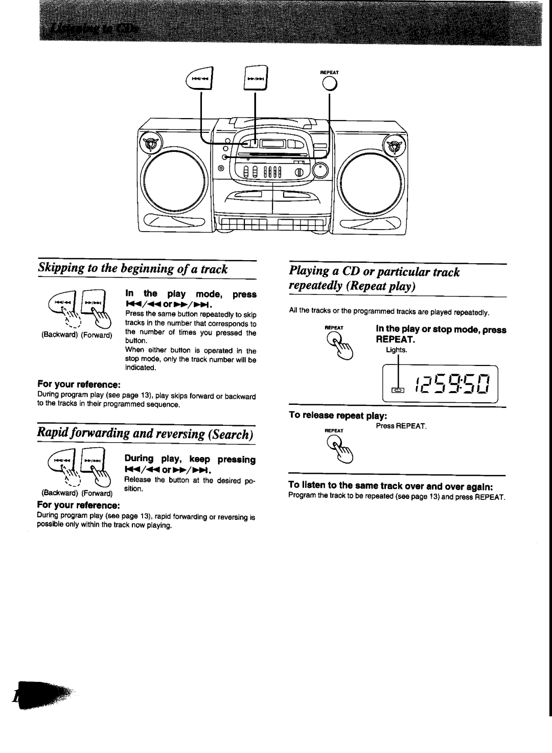 Panasonic RX-DT600 manual 