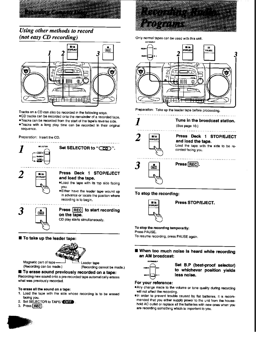 Panasonic RX-DT600 manual 