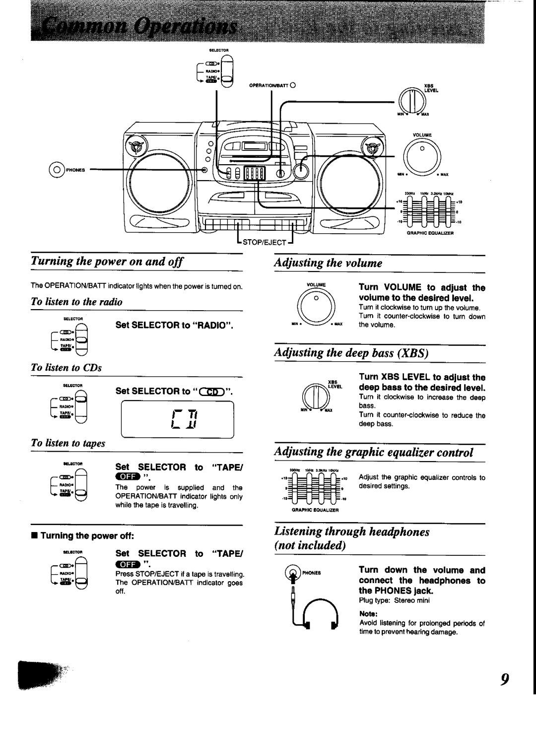 Panasonic RX-DT600 manual 