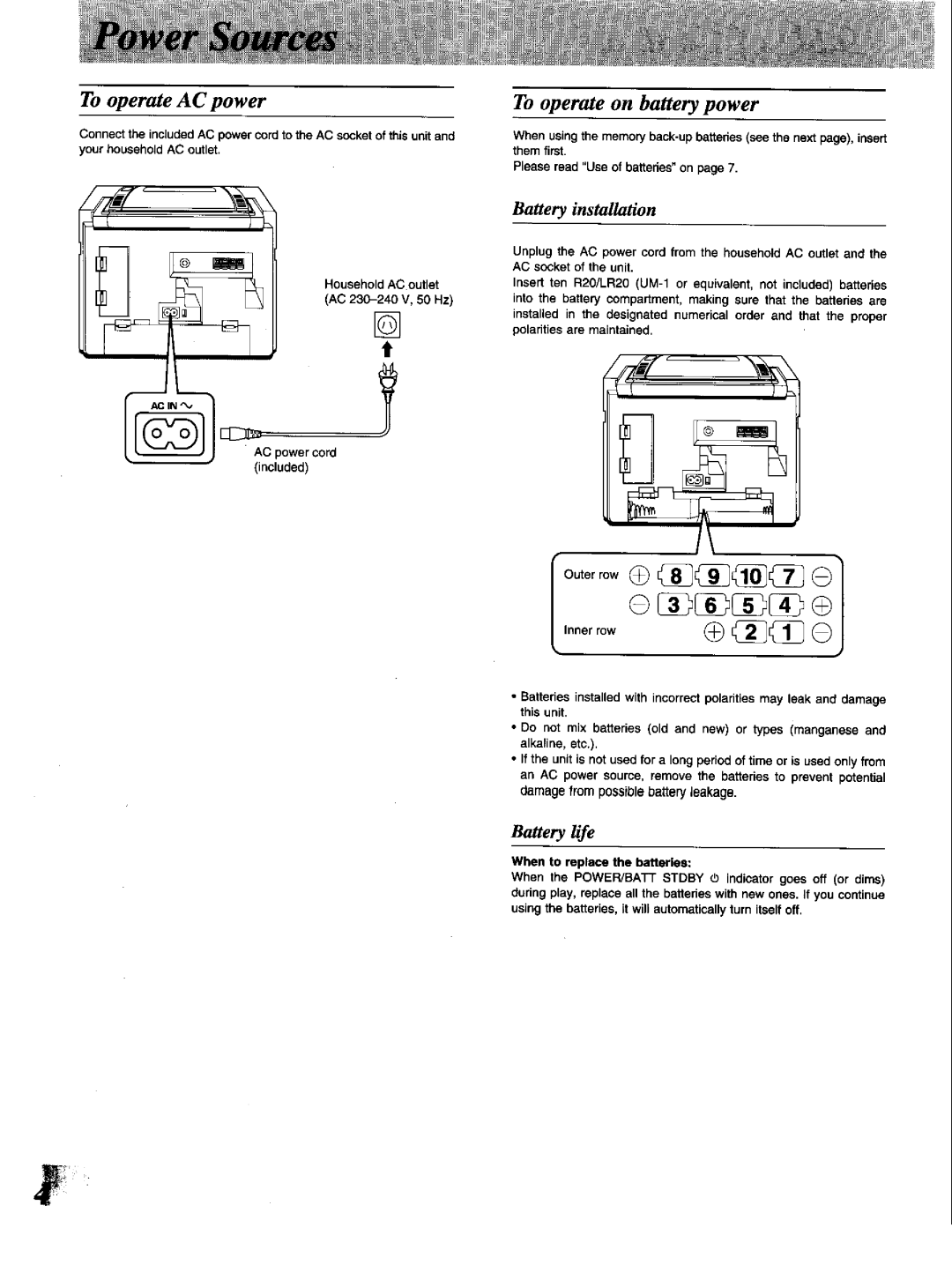 Panasonic RX-DT650 manual 