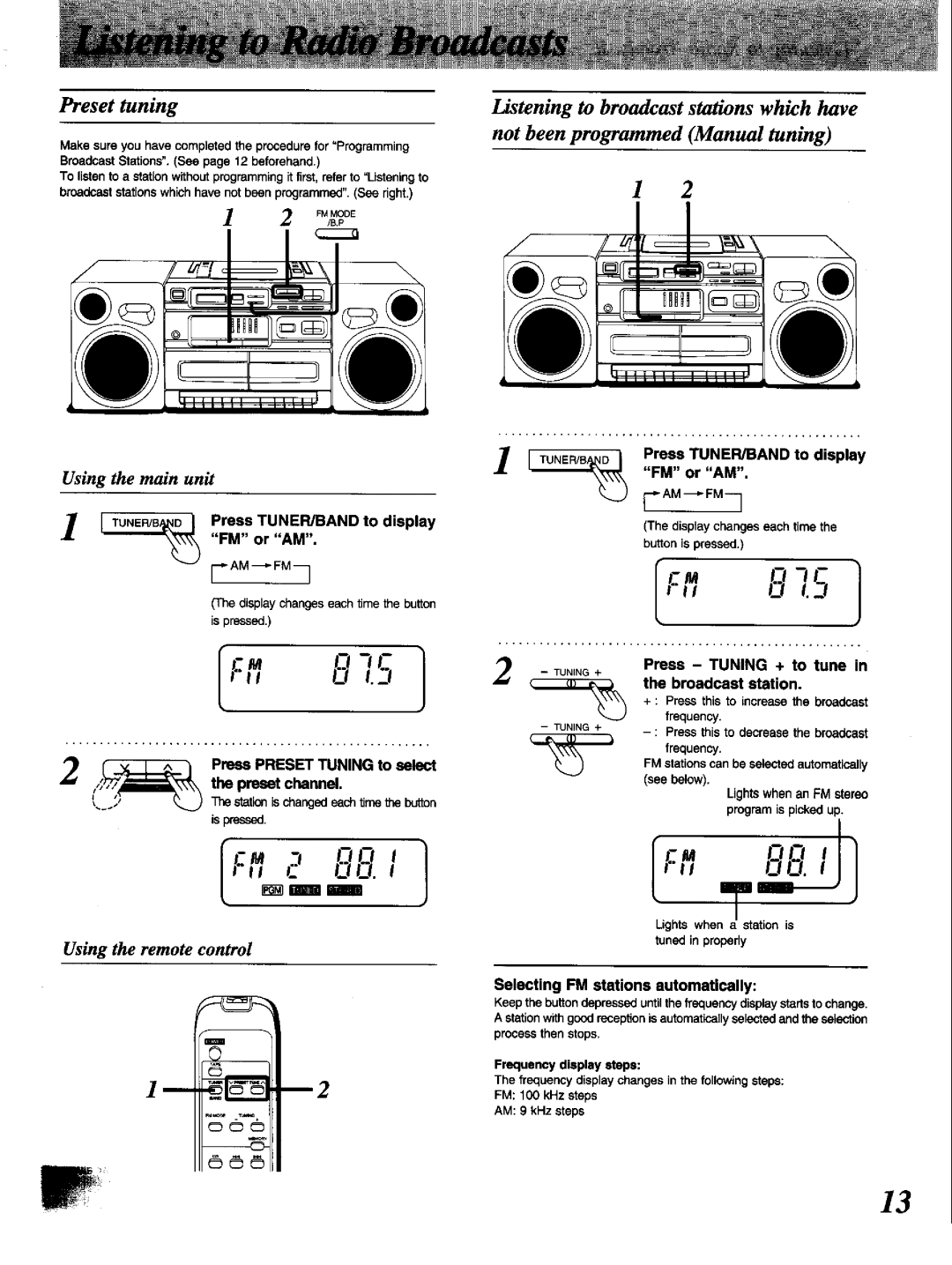Panasonic RX-DT650 manual 