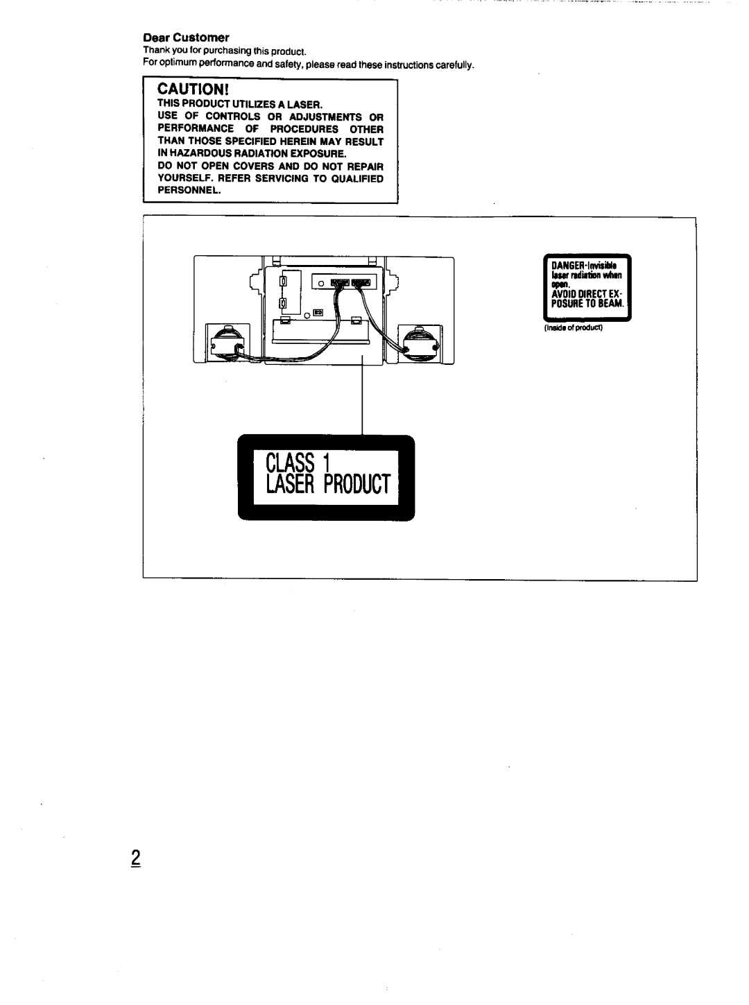 Panasonic RX-DT670 manual 