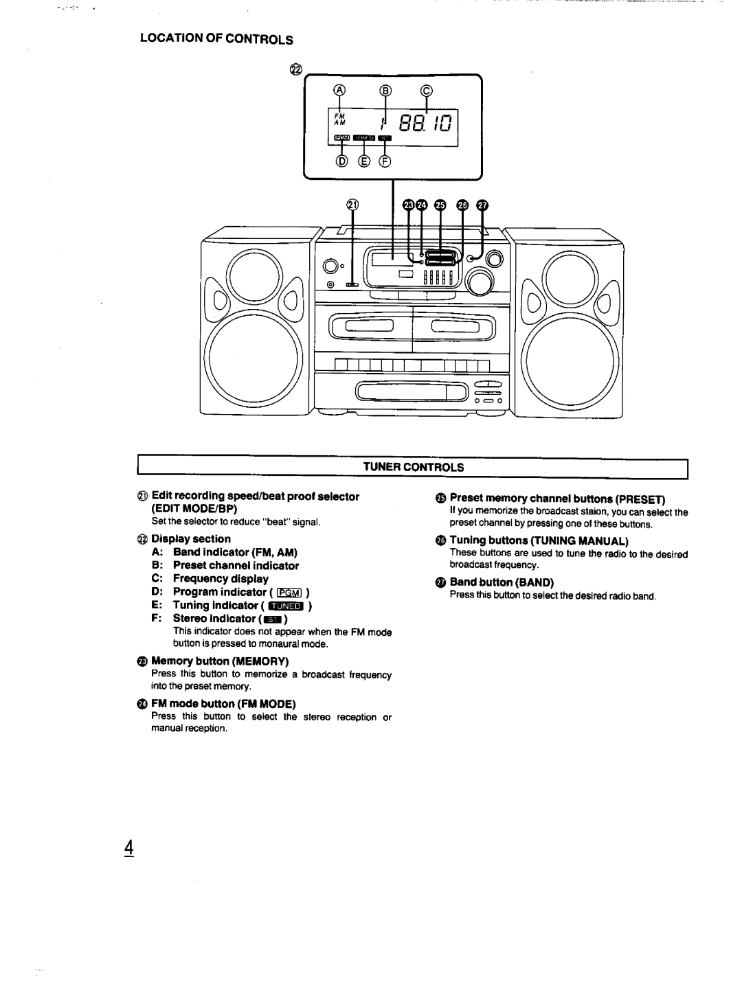 Panasonic RX-DT670 manual 