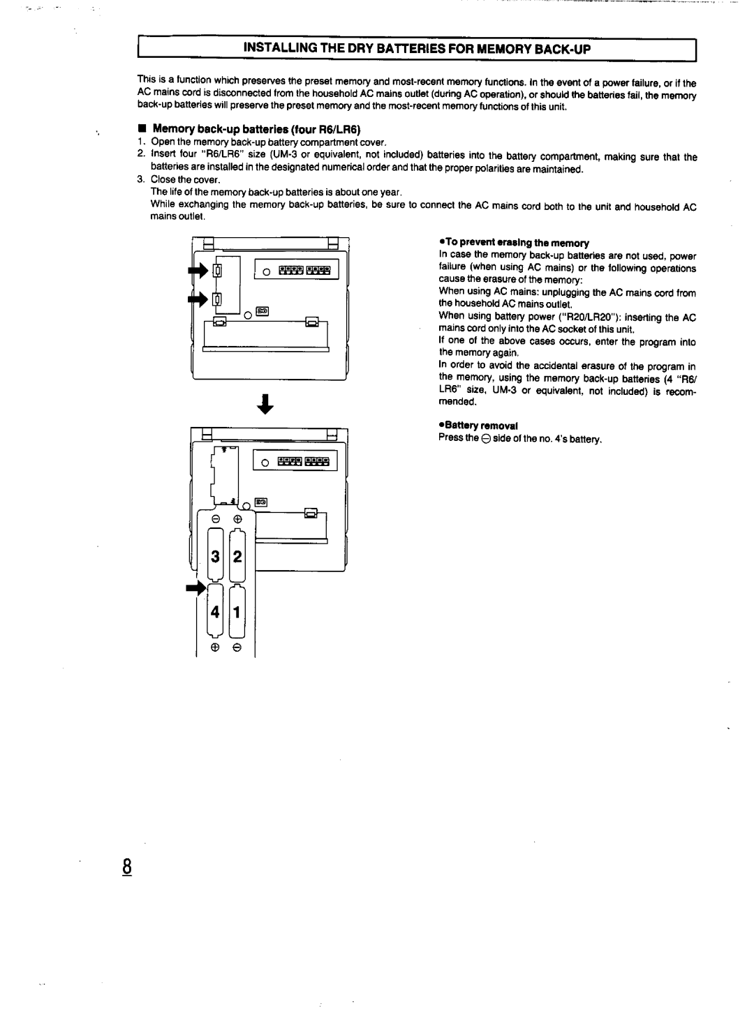 Panasonic RX-DT670 manual 