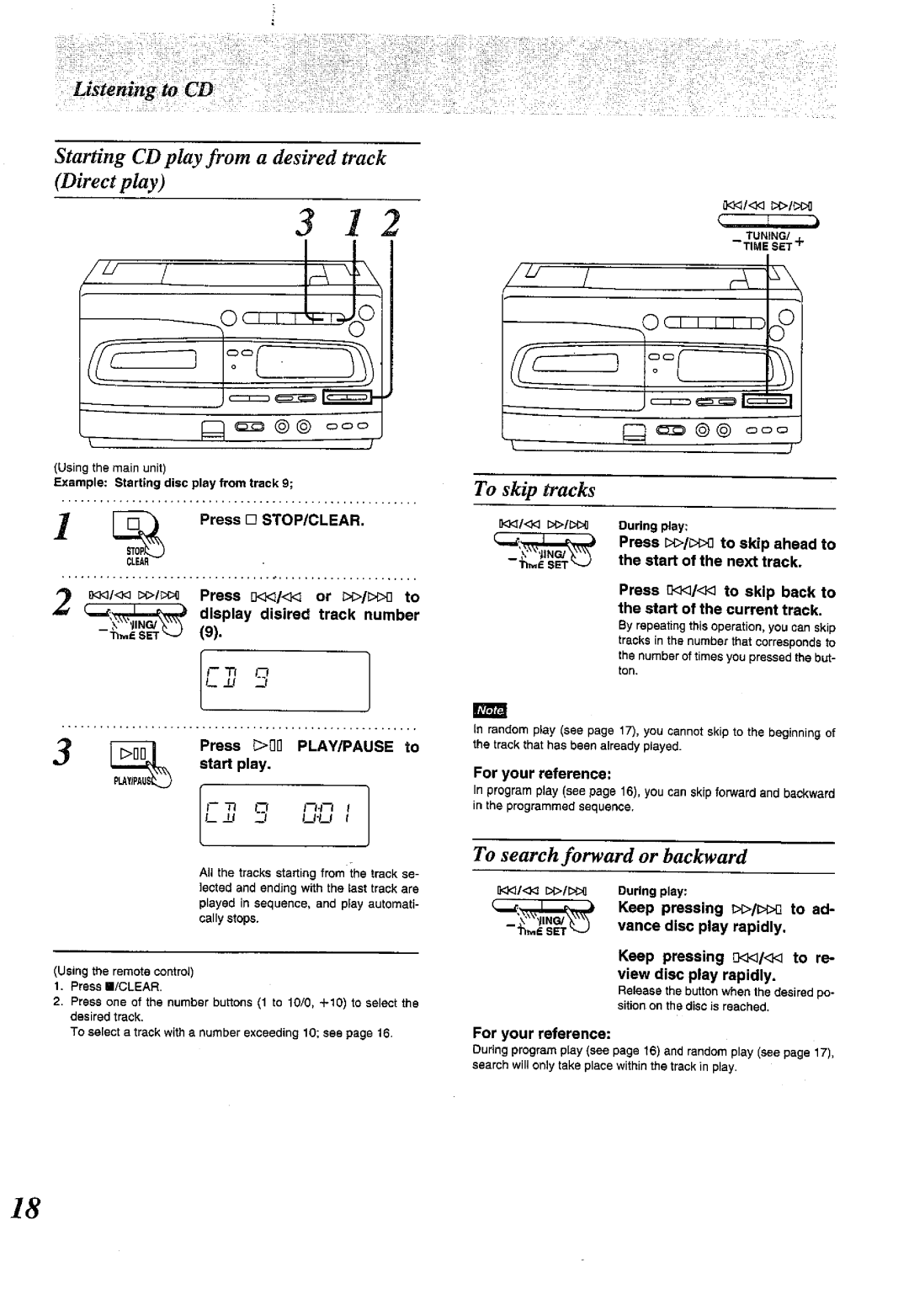 Panasonic RX-E300 manual 