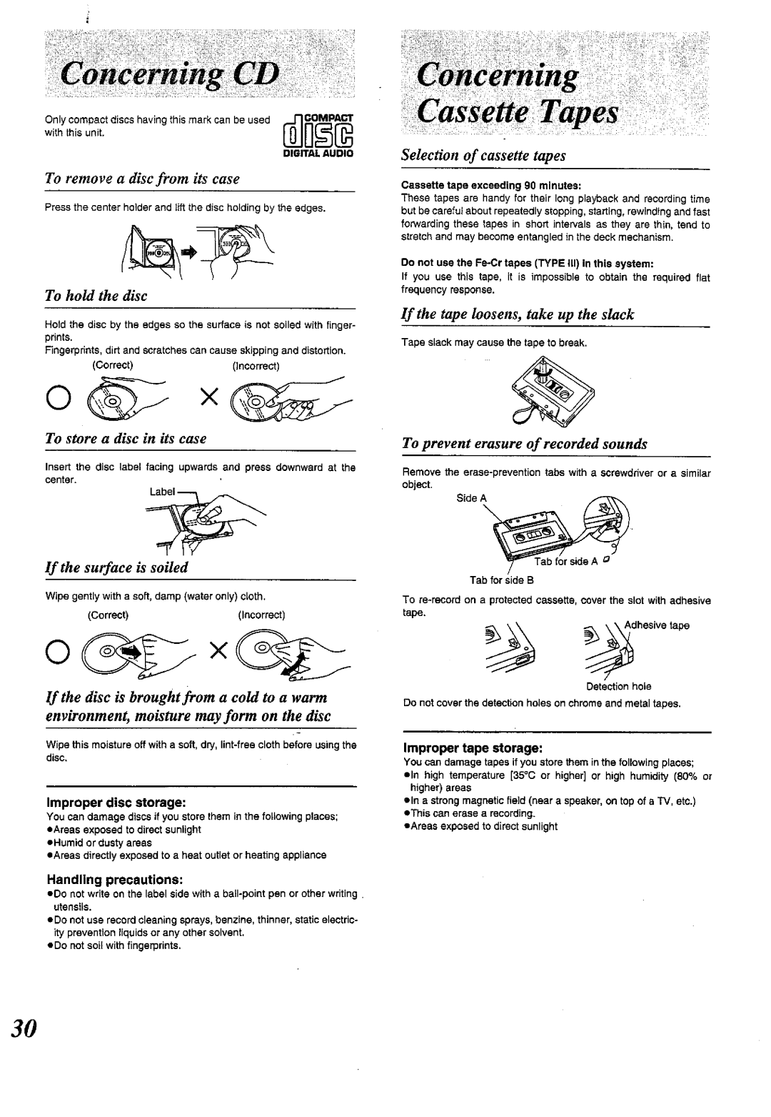 Panasonic RX-E300 manual 