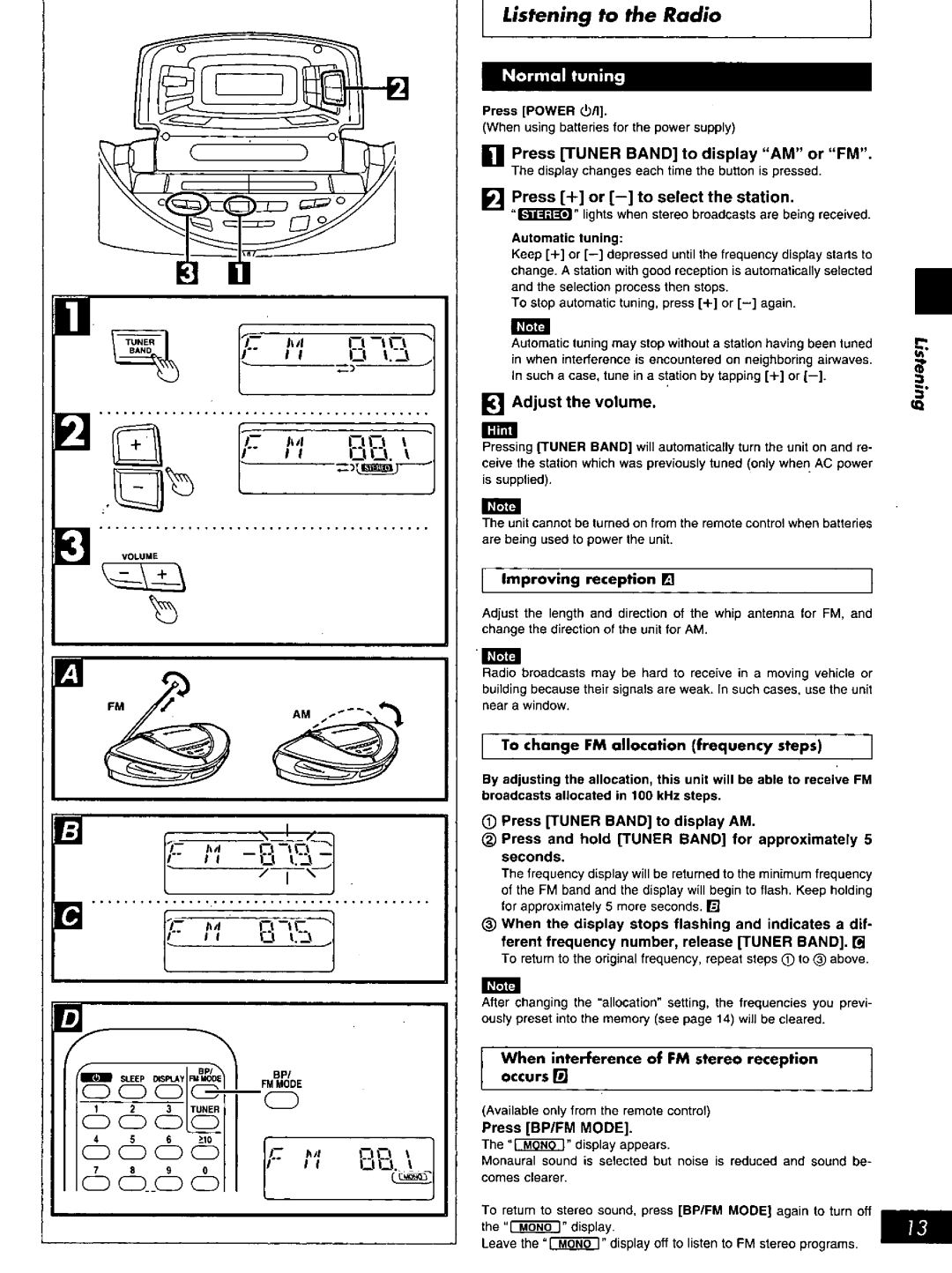 Panasonic RX-ED707 manual 