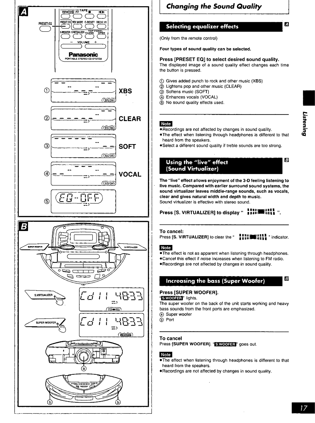 Panasonic RX-ED707 manual 