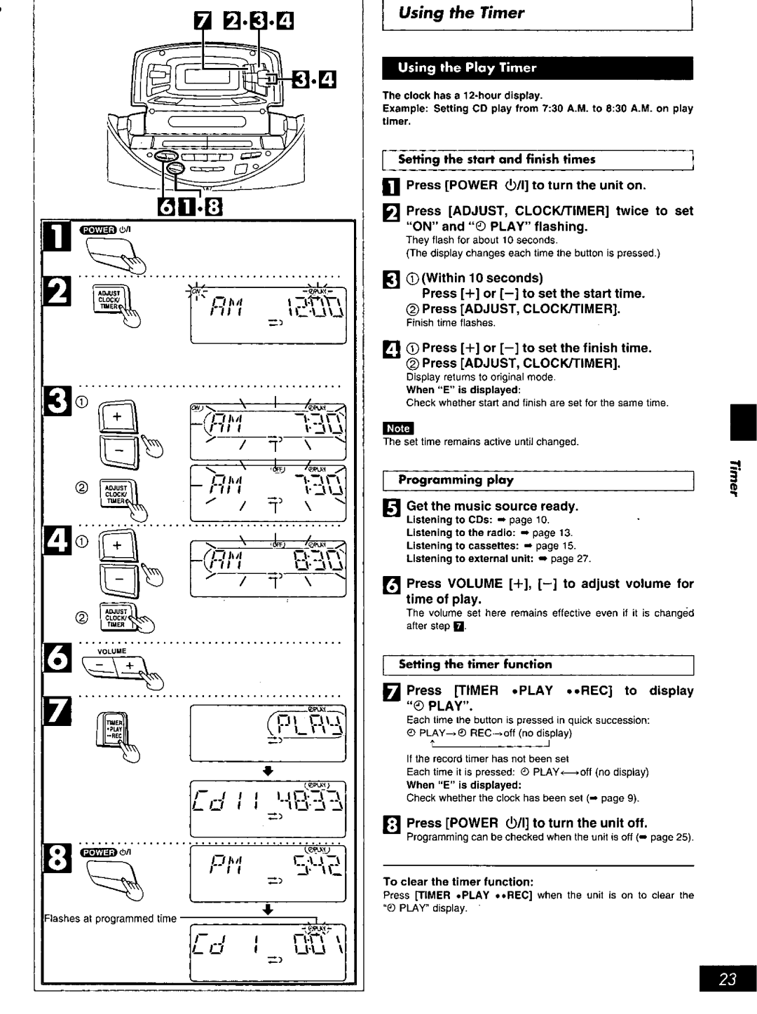 Panasonic RX-ED707 manual 