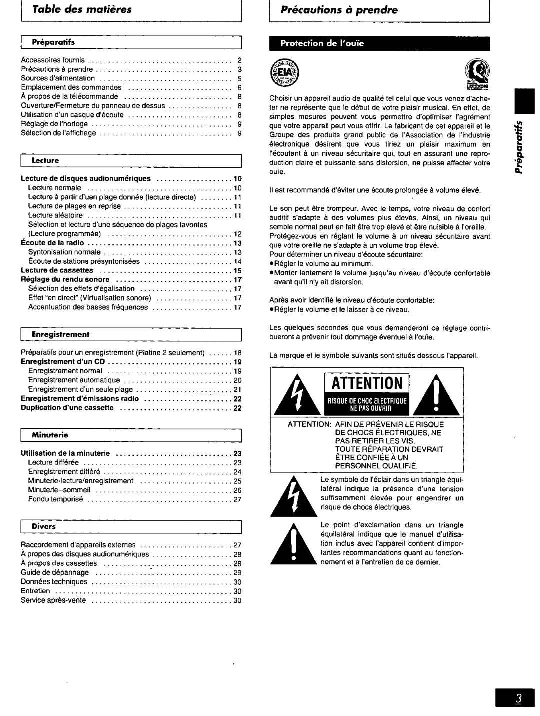 Panasonic RX-ED707 manual 