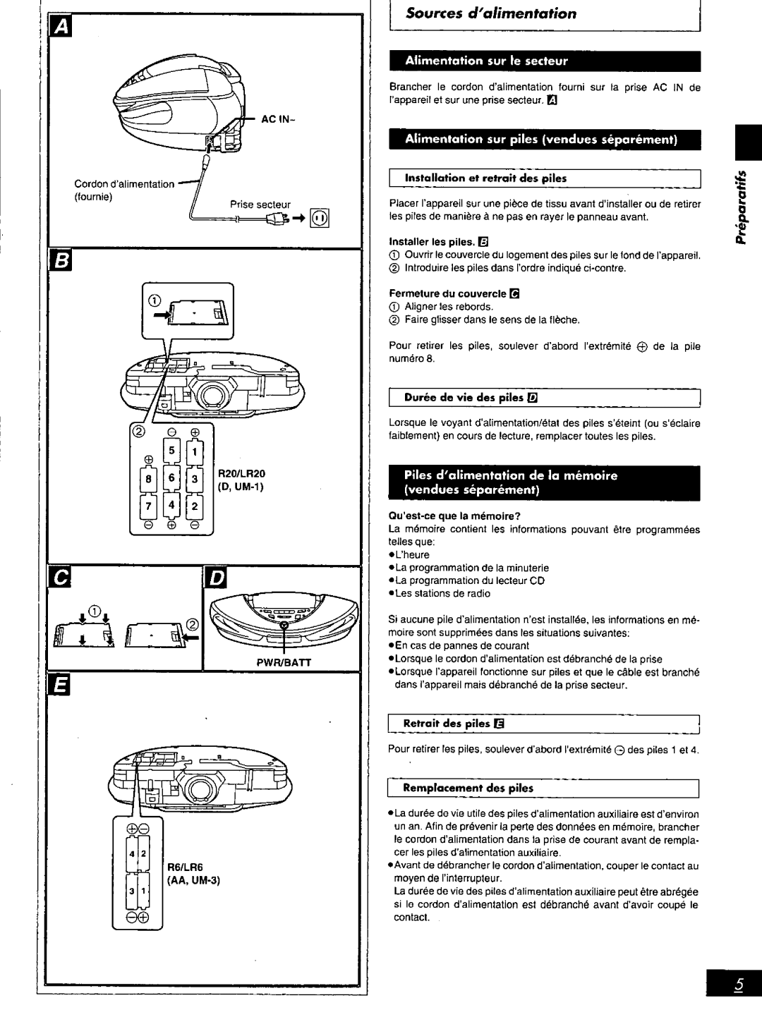 Panasonic RX-ED707 manual 