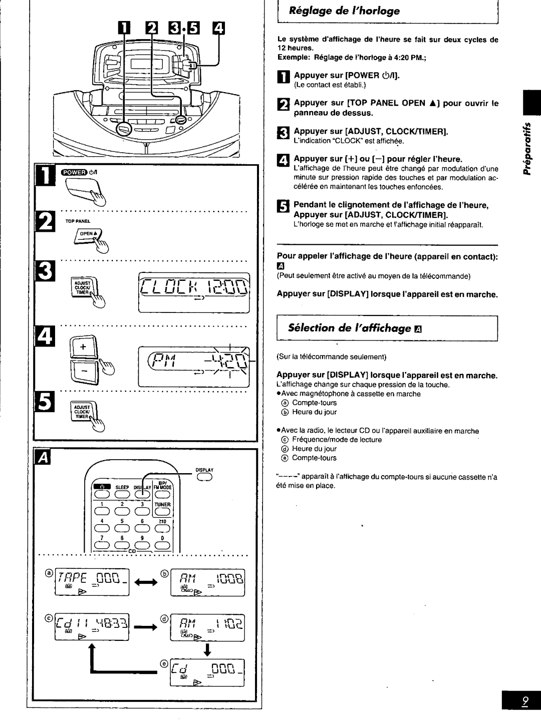 Panasonic RX-ED707 manual 