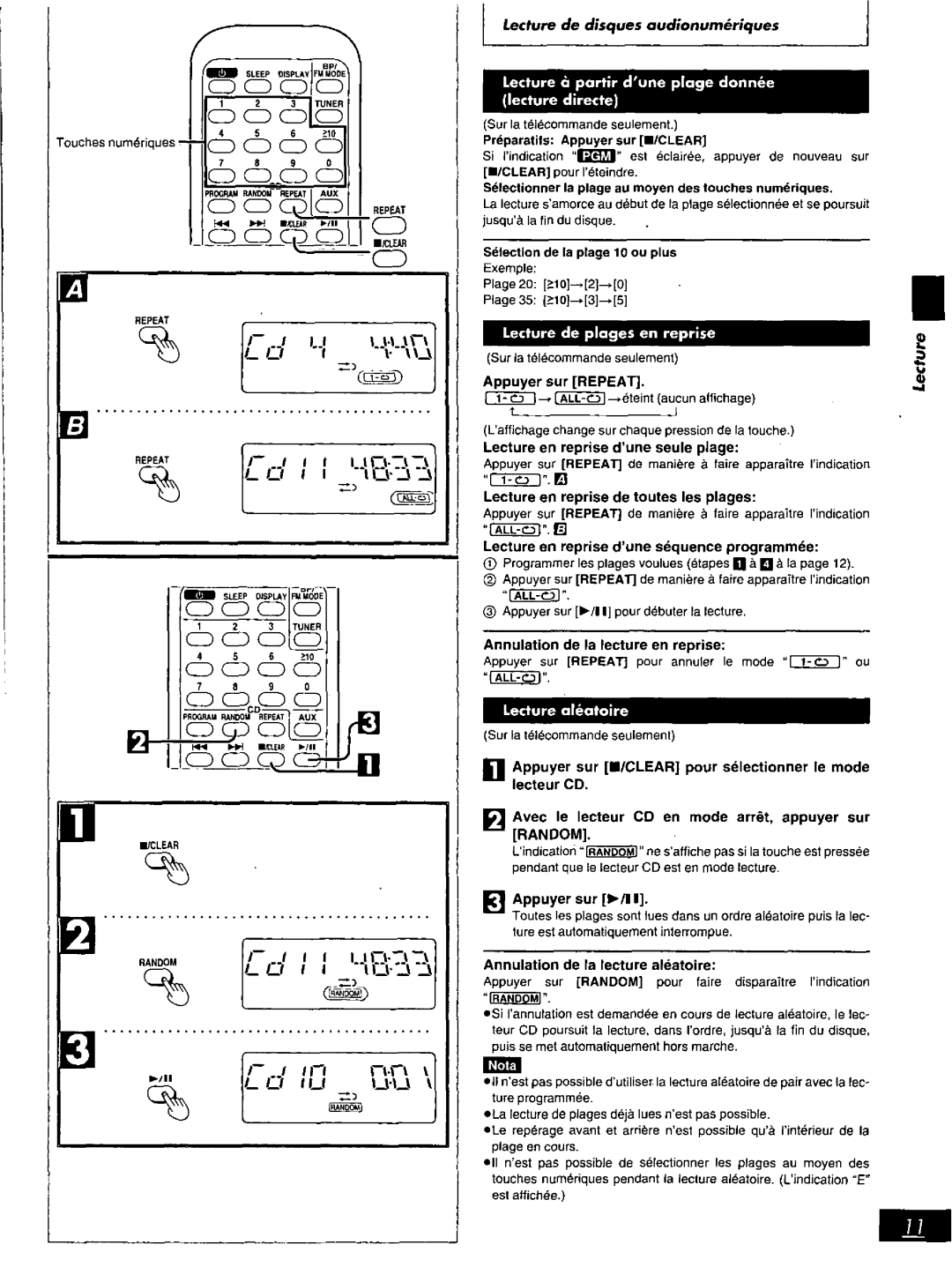 Panasonic RX-ED707 manual 