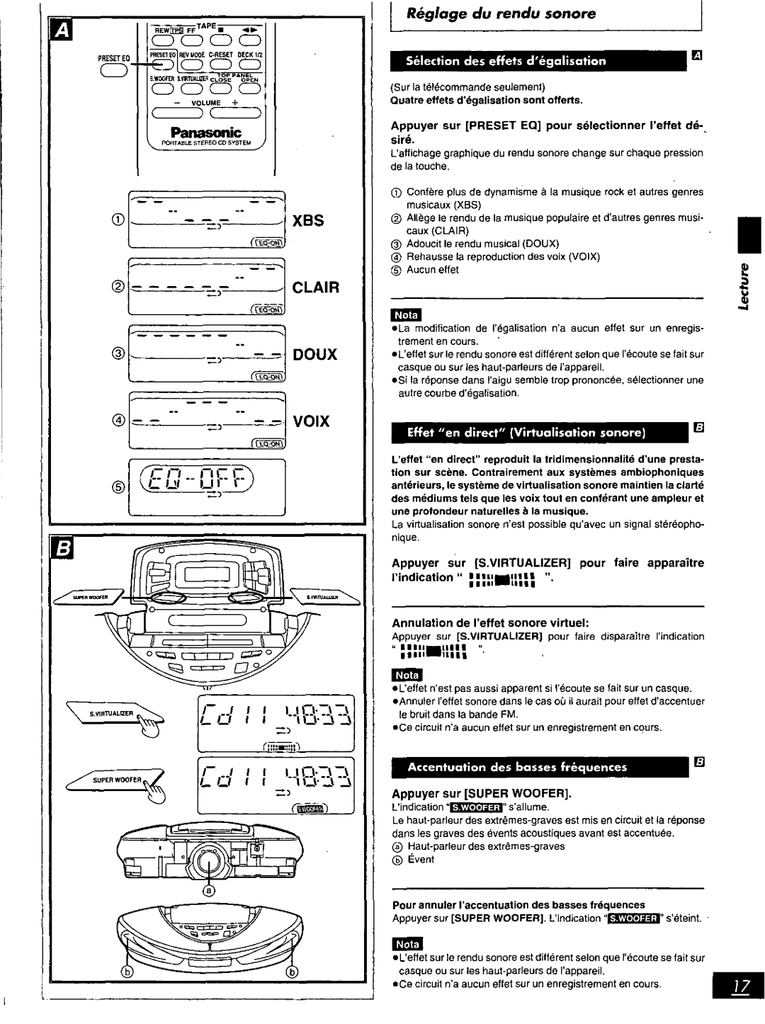 Panasonic RX-ED707 manual 