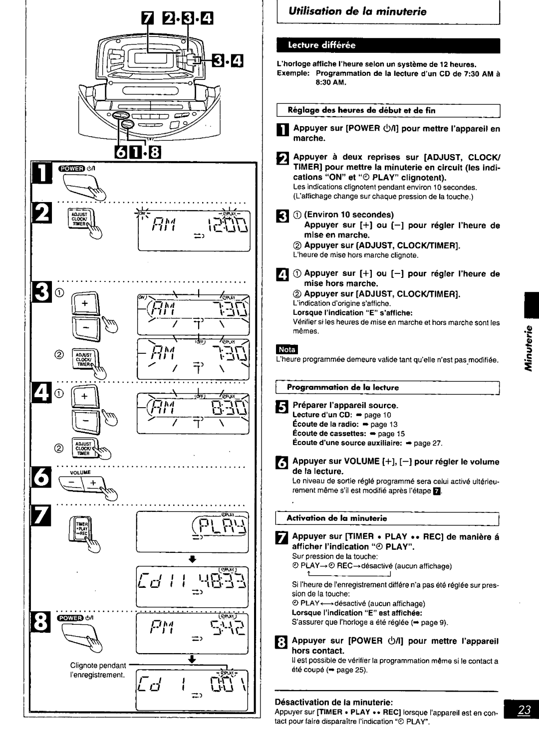 Panasonic RX-ED707 manual 