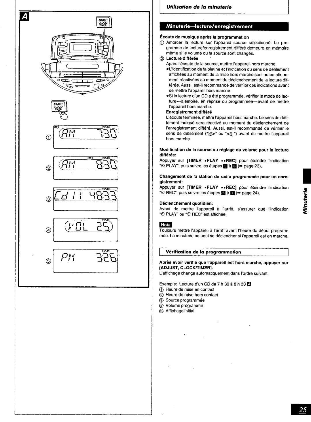 Panasonic RX-ED707 manual 