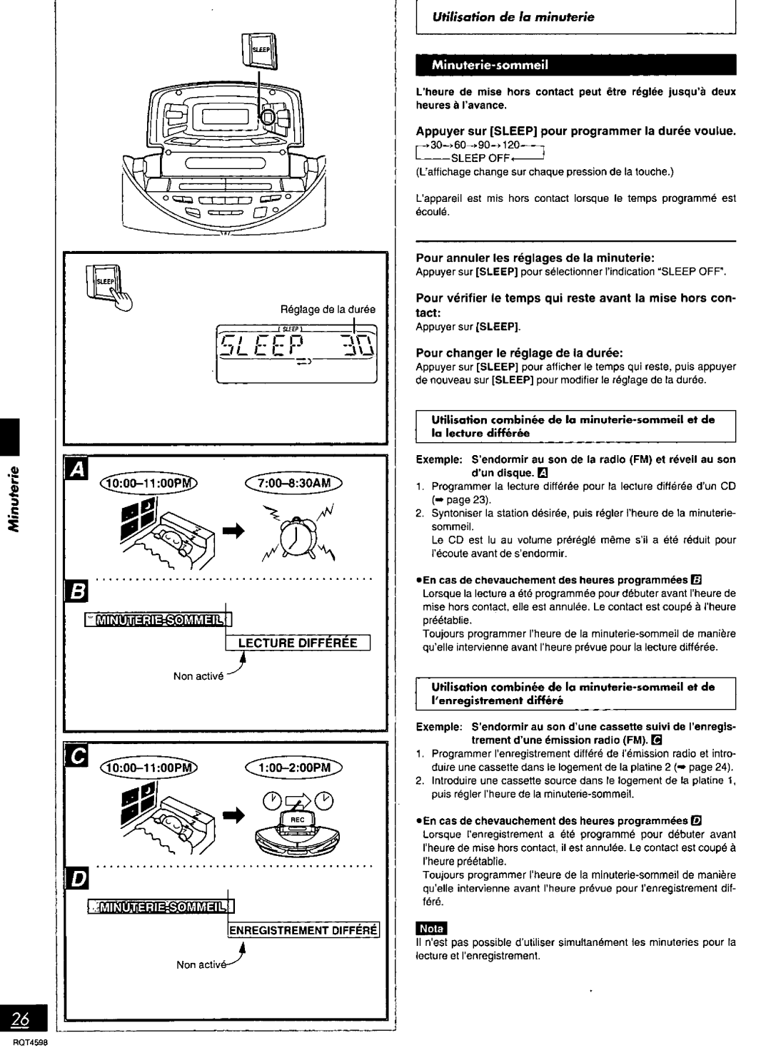 Panasonic RX-ED707 manual 