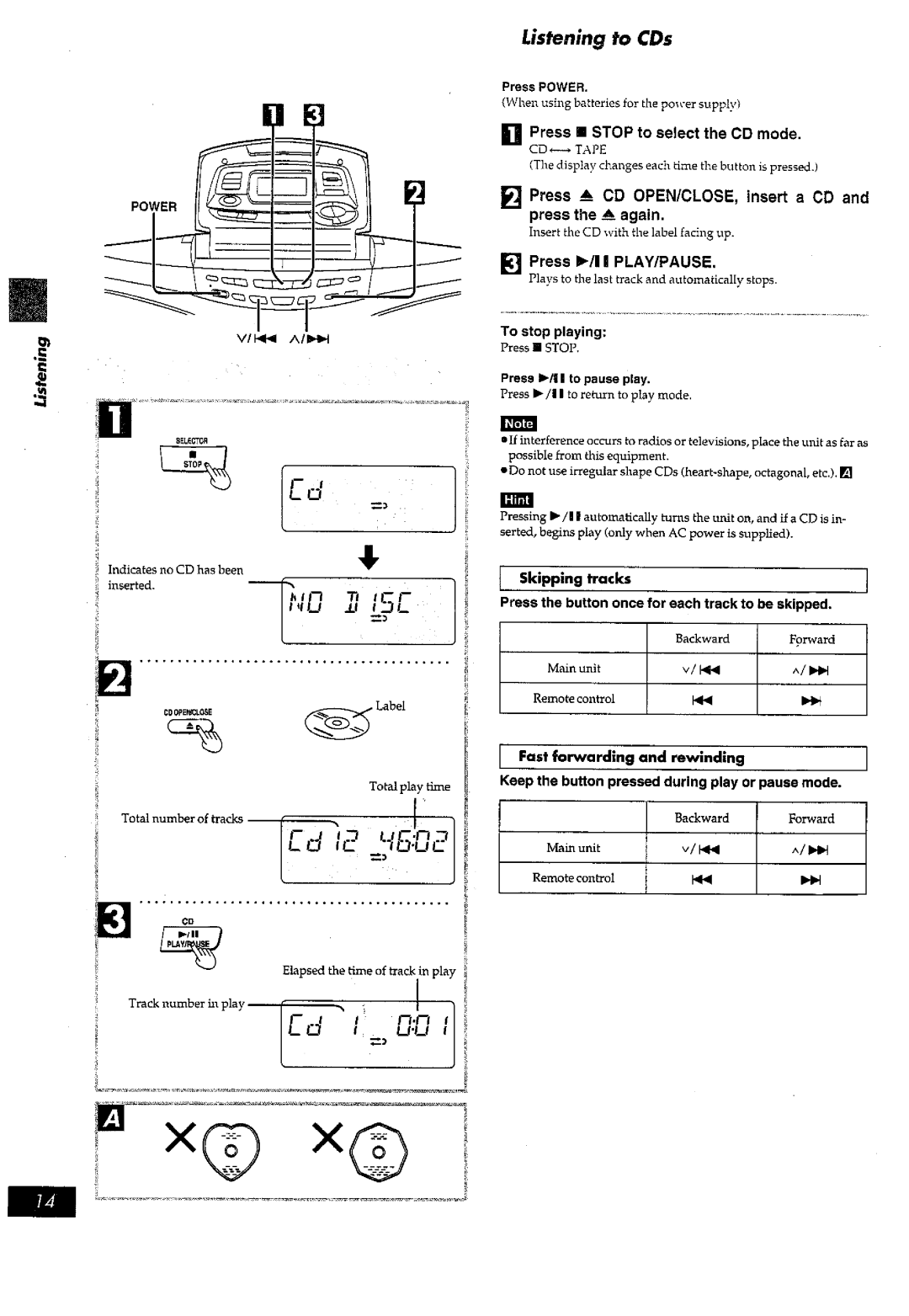 Panasonic RX-ED77 manual 