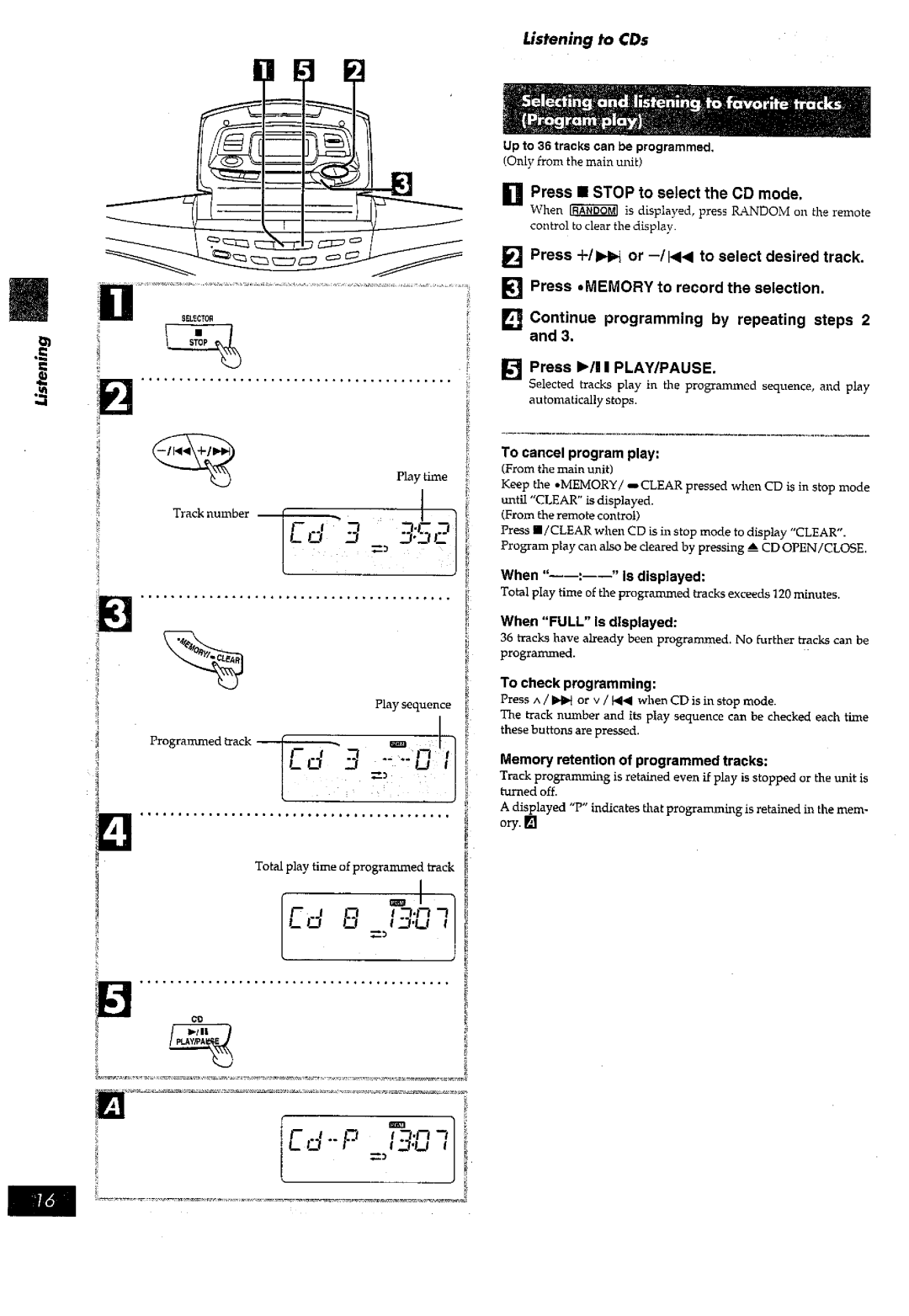 Panasonic RX-ED77 manual 