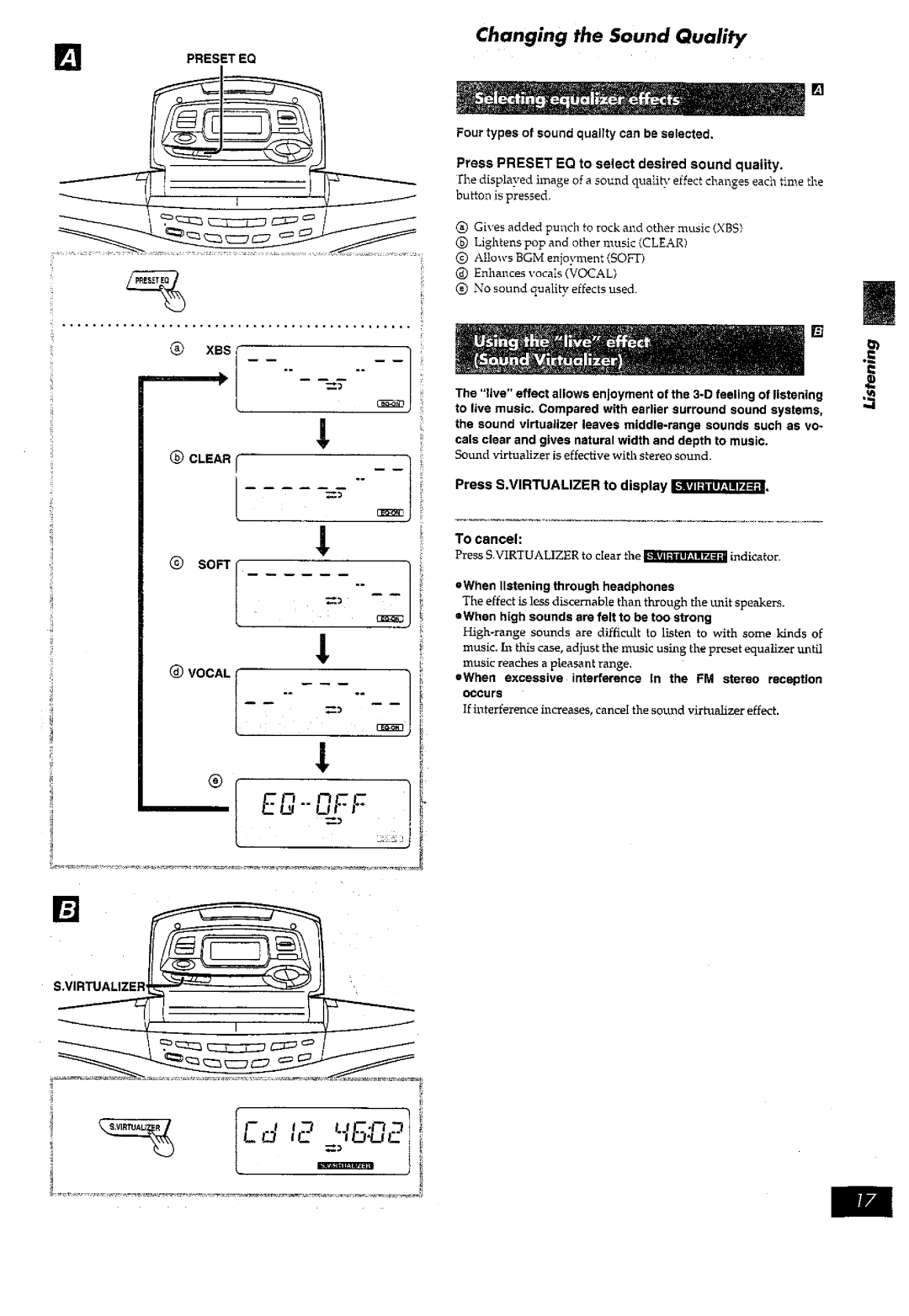 Panasonic RX-ED77 manual 